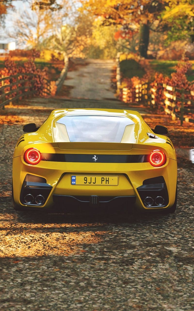 Ferrari, sports car, yellow wallpaper. Carros de luxo, Wallpaper carros, Carros e caminhões