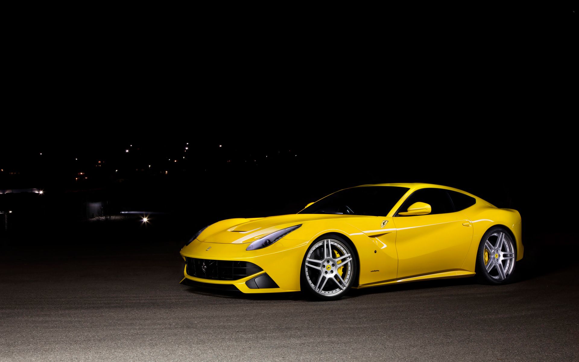 Yellow Ferrari Wallpaper