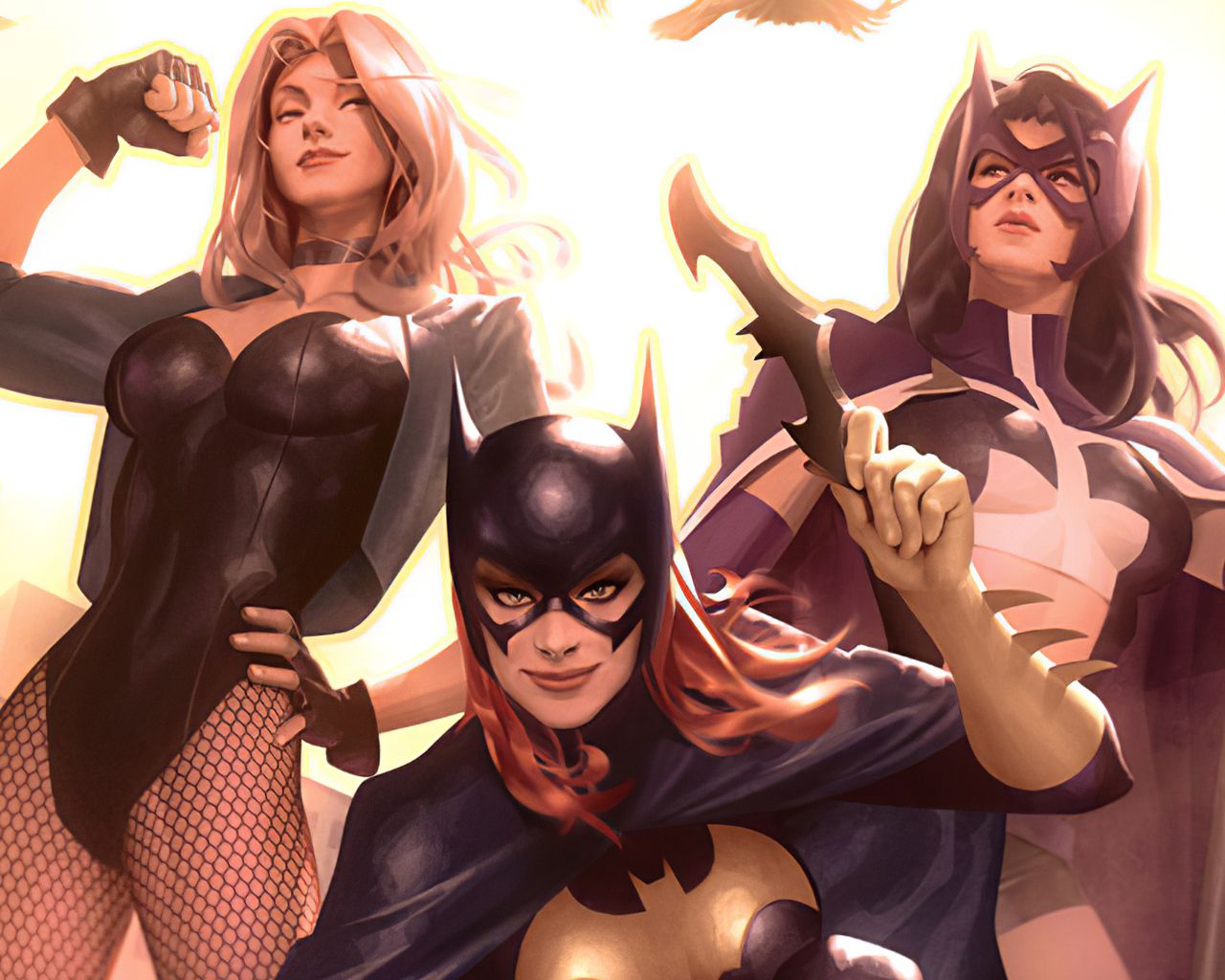 Gotham City Sirens Artwork 1280x1024 Resolution HD 4k Wallpaper, Image, Background, Photo and Picture