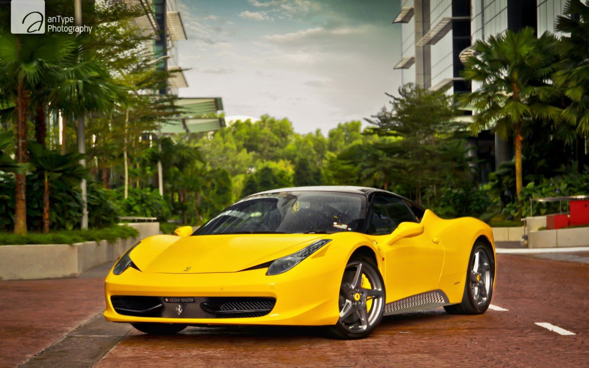 ferrari 458 wallpaper yellow