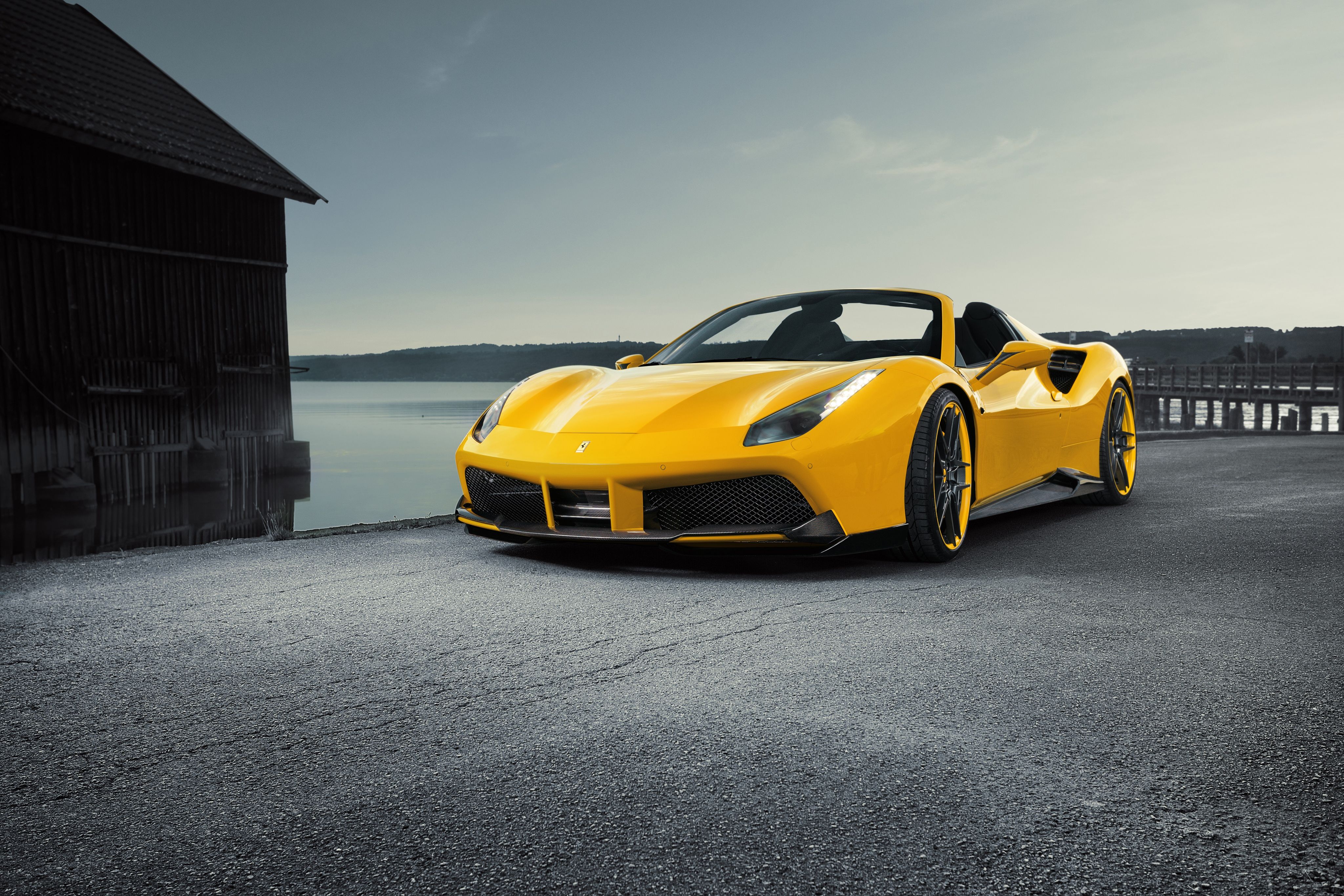 Yellow Ferrari Wallpaper