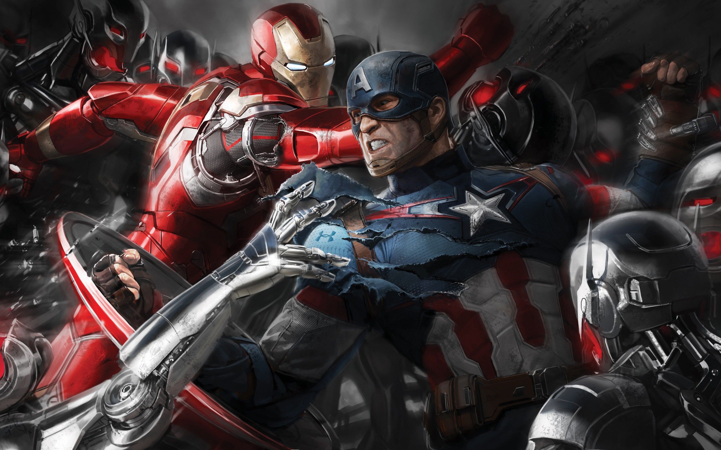 Avengers: Age of Ultron, Captain America, Iron Man Wallpaper HD / Desktop and Mobile Background