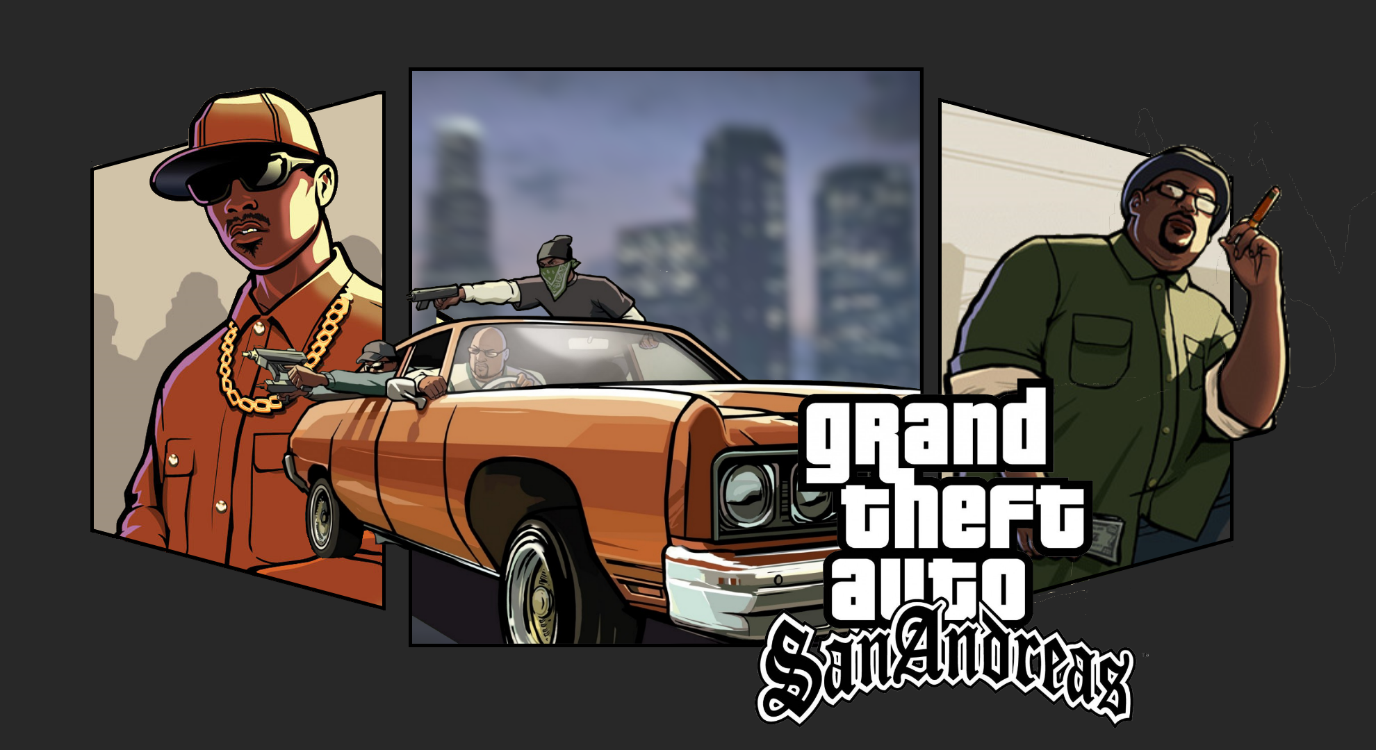 GTA San Andreas wallpaper I made 3 years ago