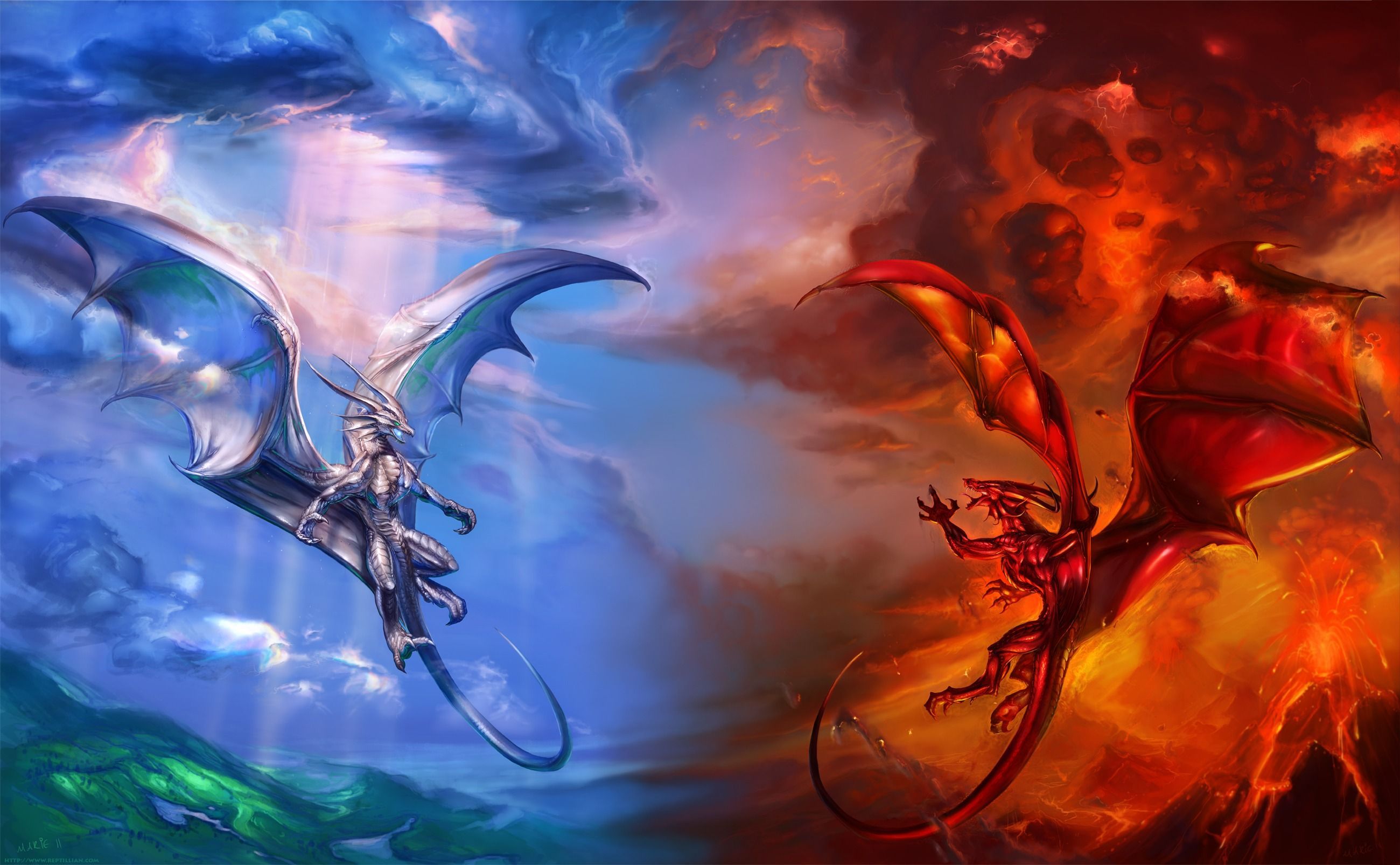 good vs bad Wallpaper Background. Fire and ice dragons, Dragon picture, Ice dragon