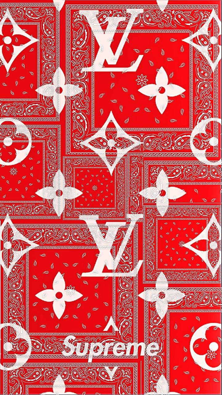 Download LV Supreme Wallpaper HD Wallpaper and Background
