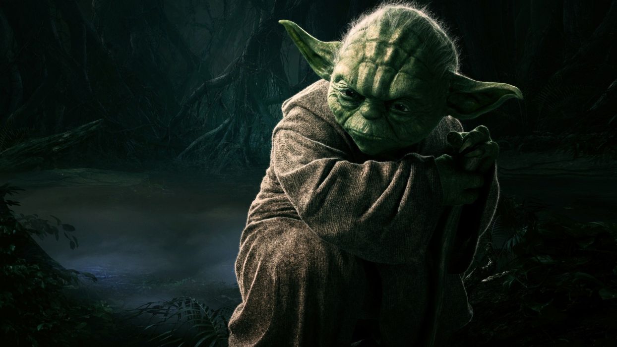 Star Wars movies forests CGI Jedi Yoda The Empire Strikes Back dagobah wallpaperx1080
