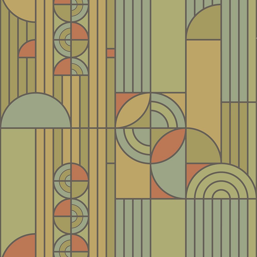 The Frank Lloyd Wright® Design Collection Wallpaper by Bradbury & Bradbury