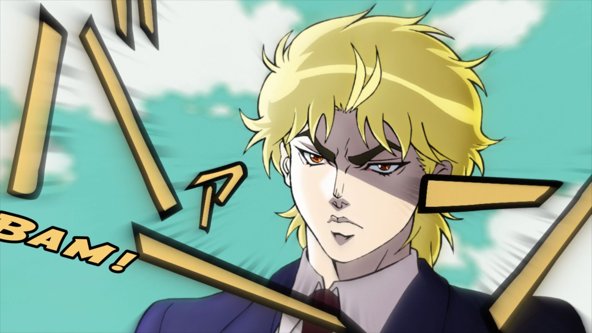 Jojos Bizarre Adventure Dio Brando JoJos Bizarre Adventure Phantom Blood Blonde Wallpaper:1920x1080