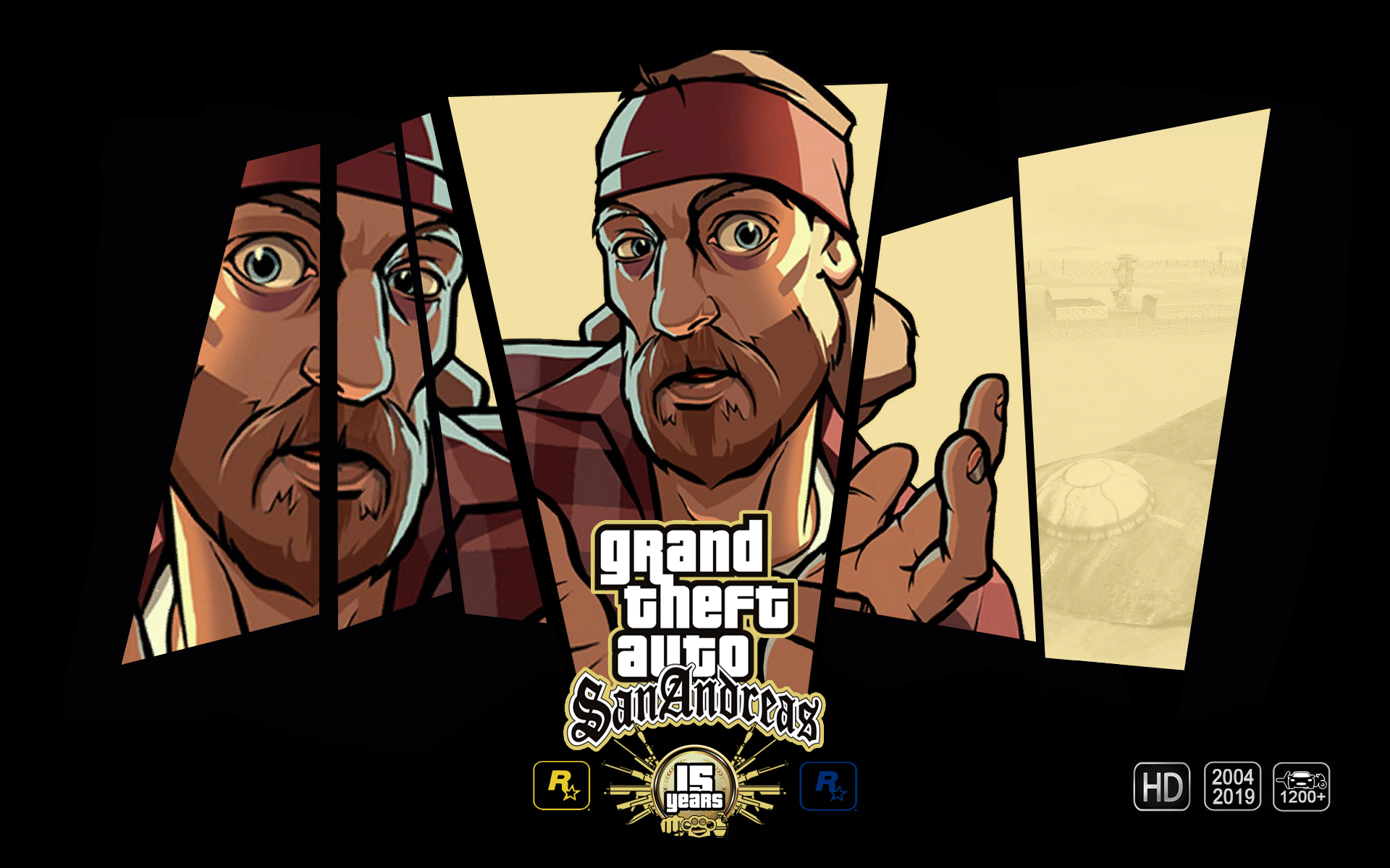 Wallpaper, GTA anniversary, GTA San Andreas, Grand Theft Auto, game poster, video games 1920x1200