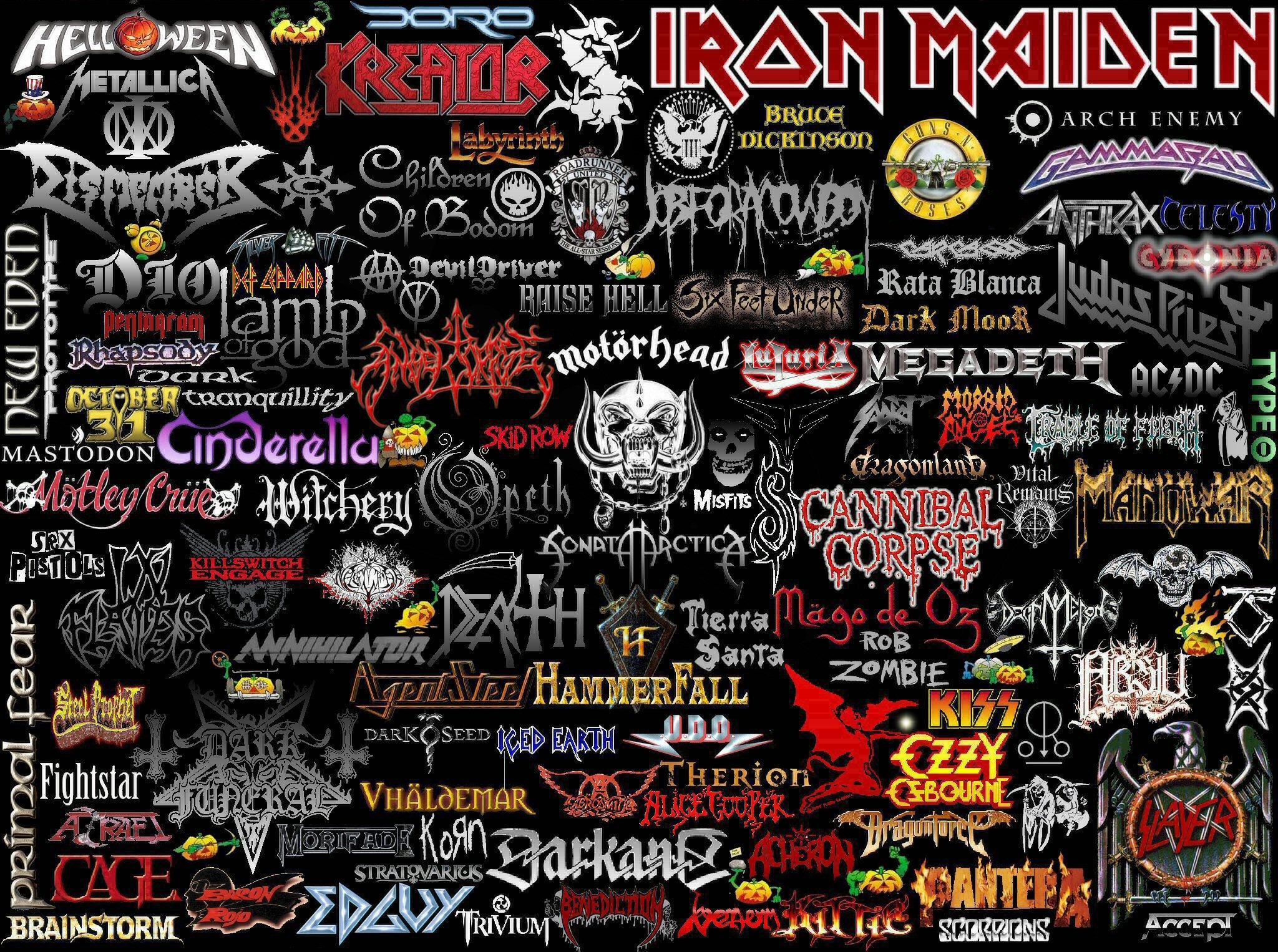 Metal Band Logos Wallpaper