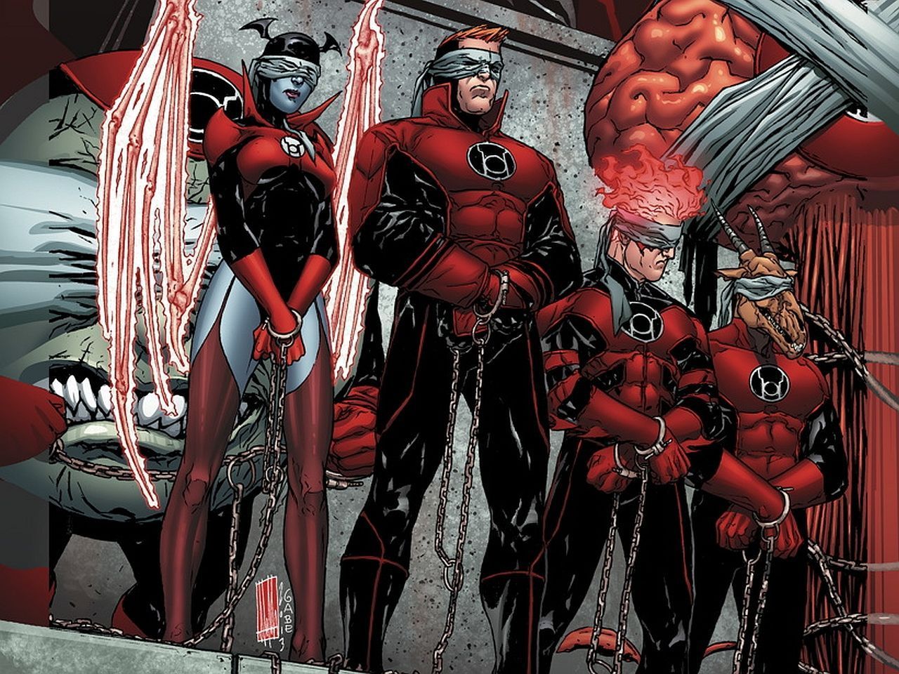 Red Lantern Corps Wallpaper