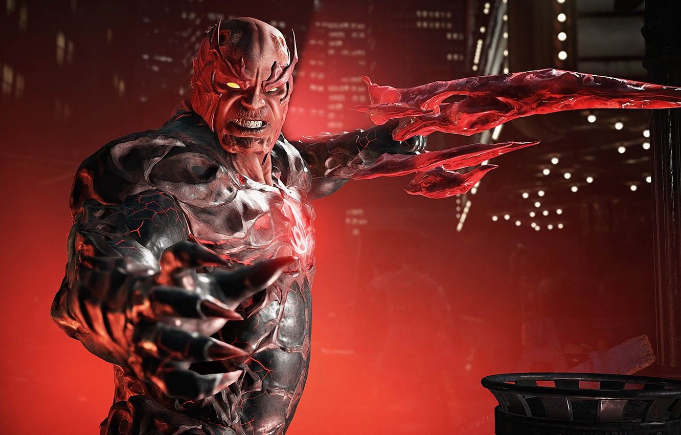 Wallpaper rage, NetherRealm Studios, Injustice 2, Atrocitus, Red lantern corps image for desktop, section игры