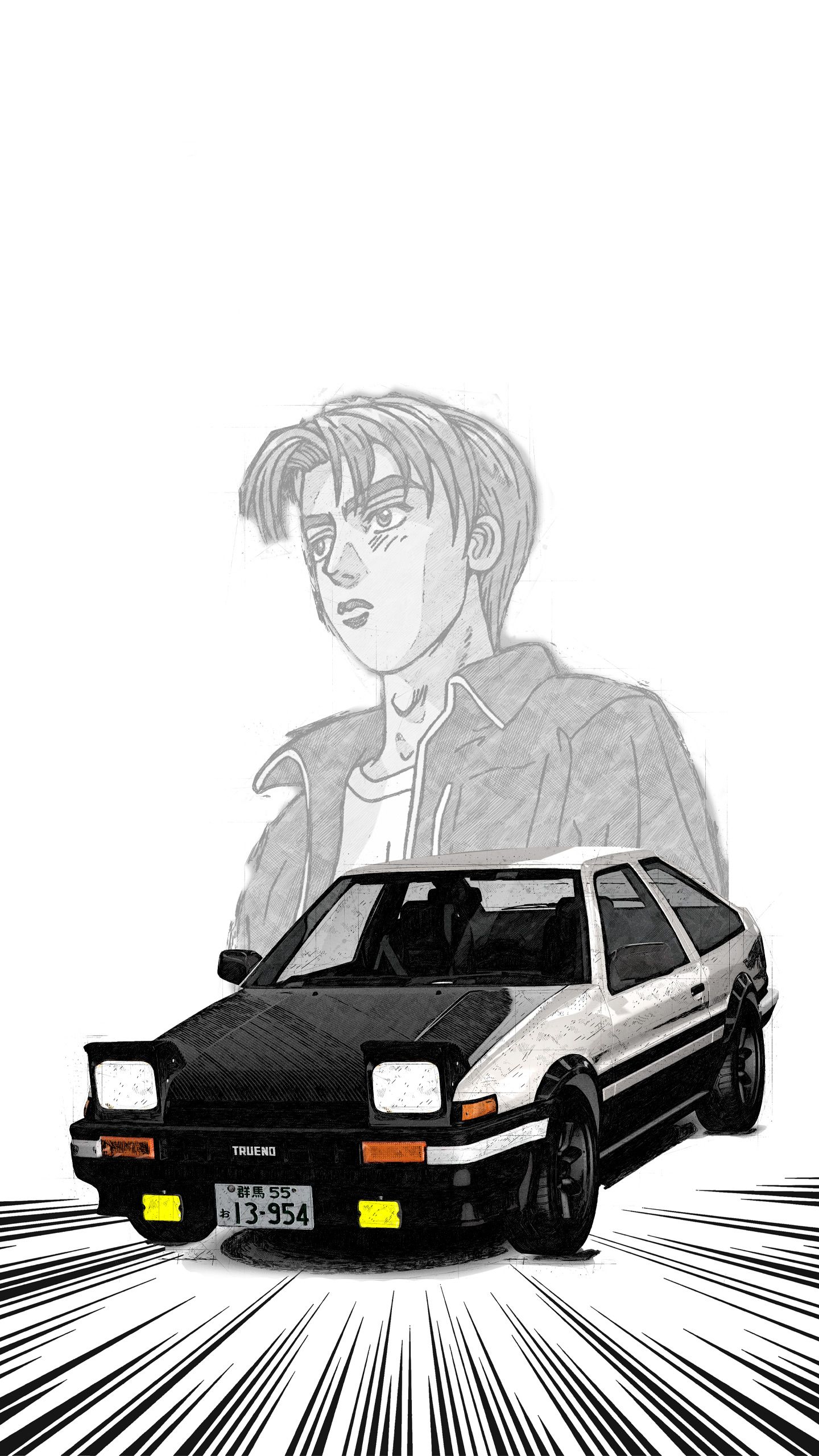 Initial D Mobile Wallpaper (1440 x 2560) - @need4swede