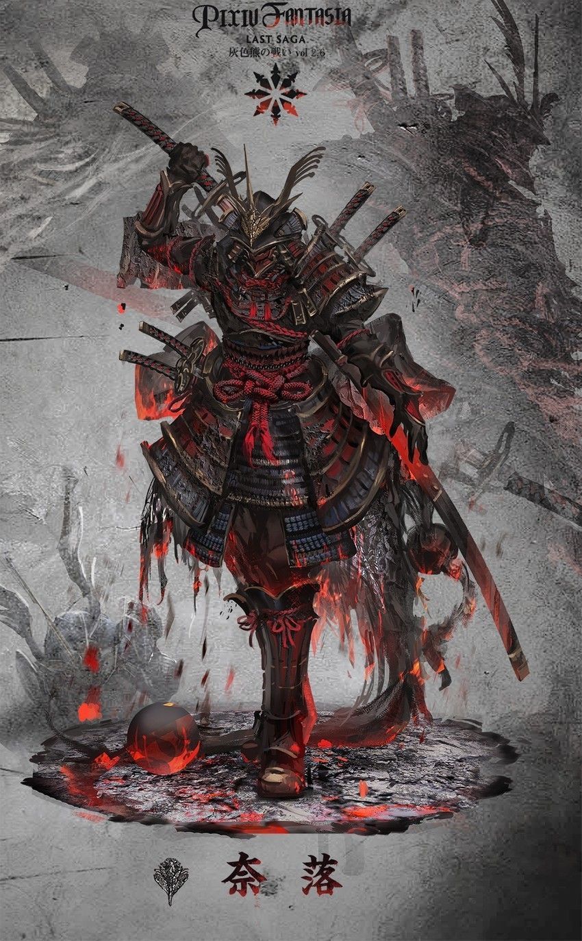Artwork Samurai Anime Wallpaper