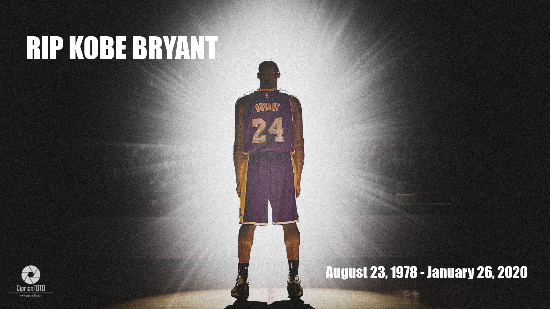 RIP Kobe Bean Bryant. Fan Art. Photohop Manipulation Tutorial. Photohop Manipulation Tutorials