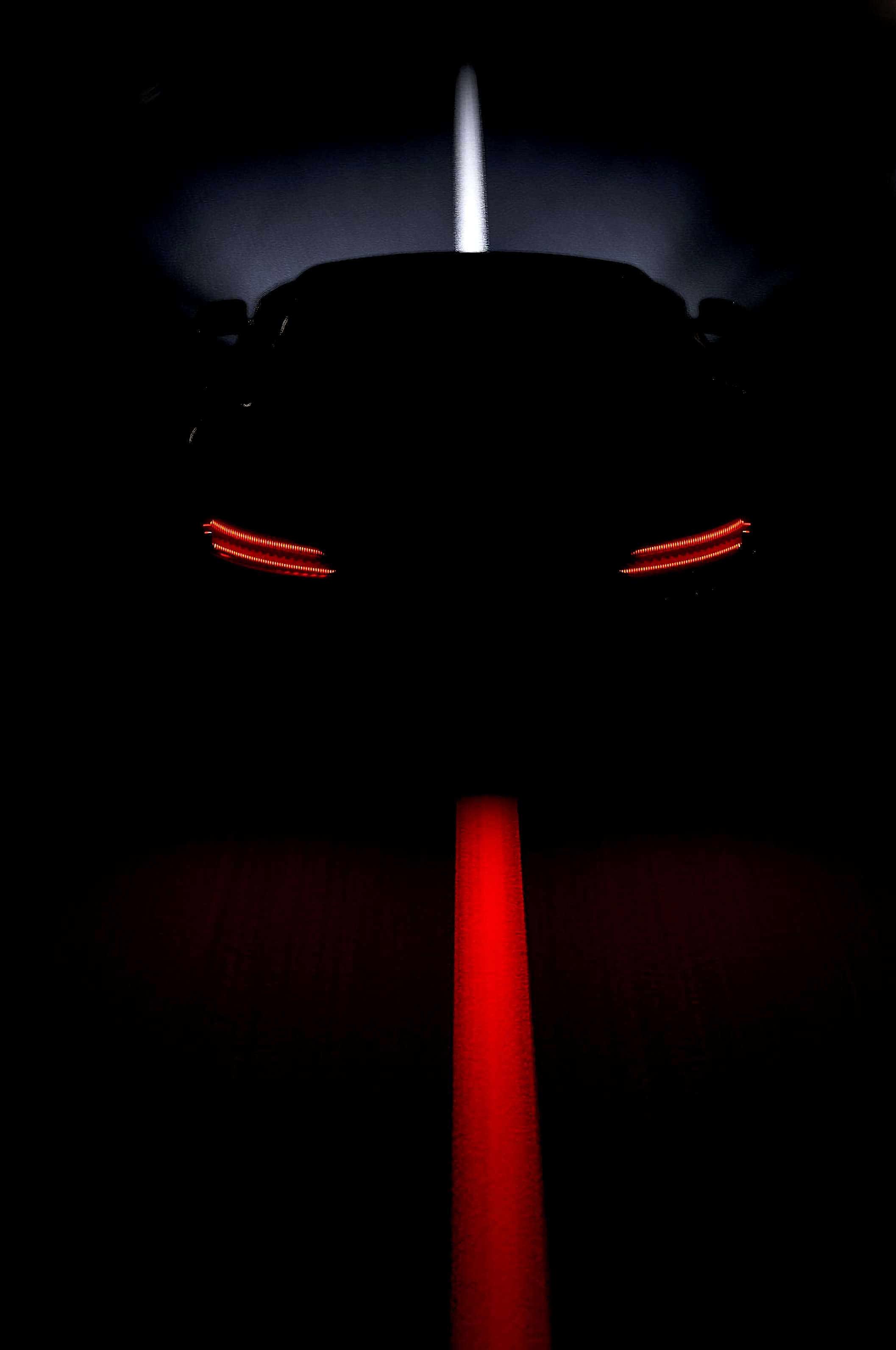 Dark Car Light Wallpaper