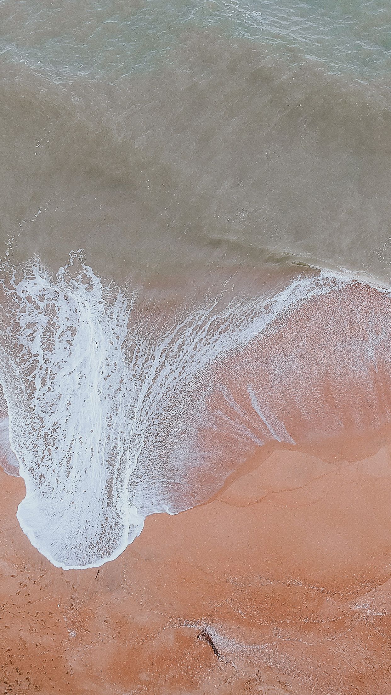 iPhone X wallpaper. beach sand sea nature