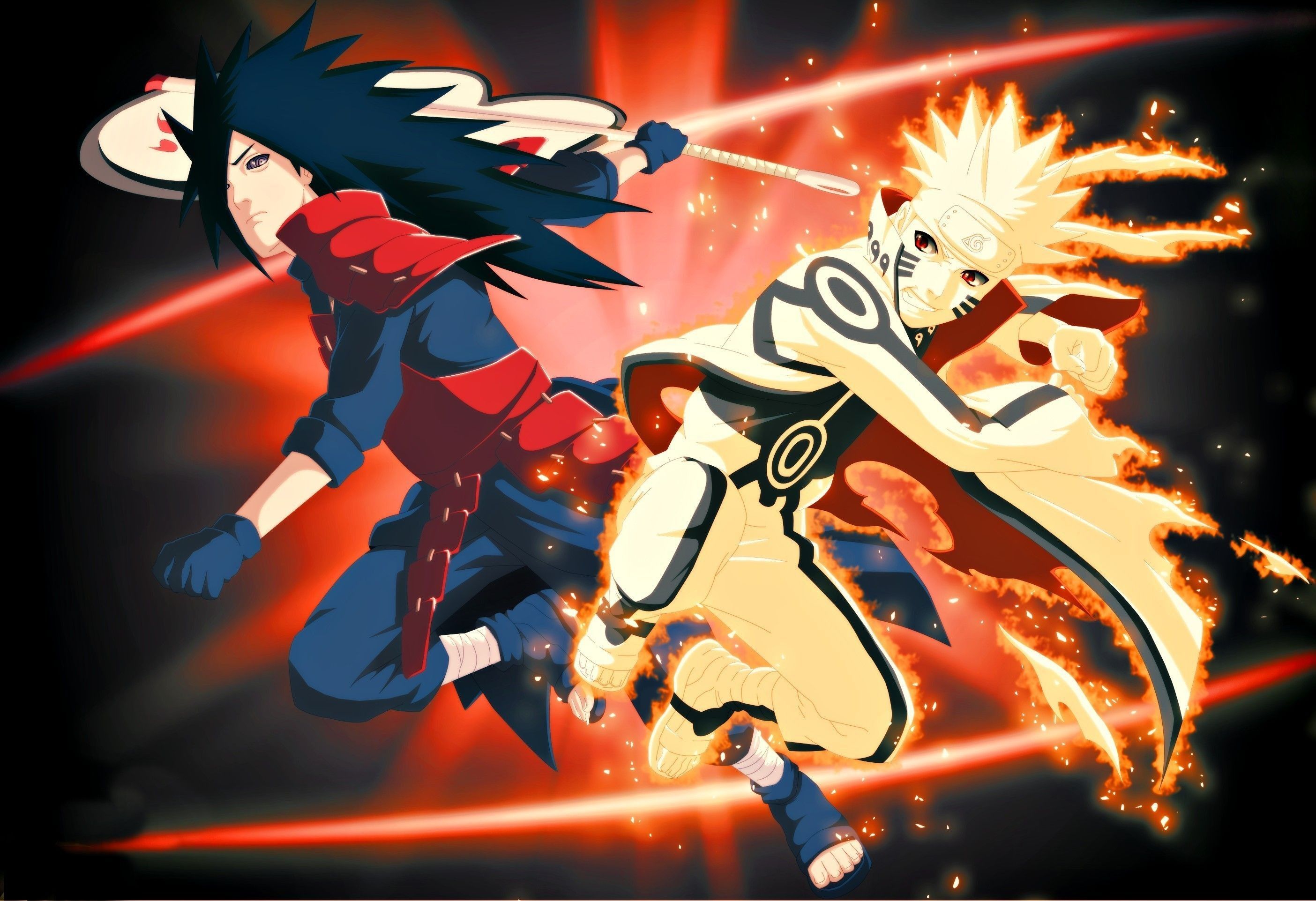 Naruto Vs Madara Wallpaper background picture