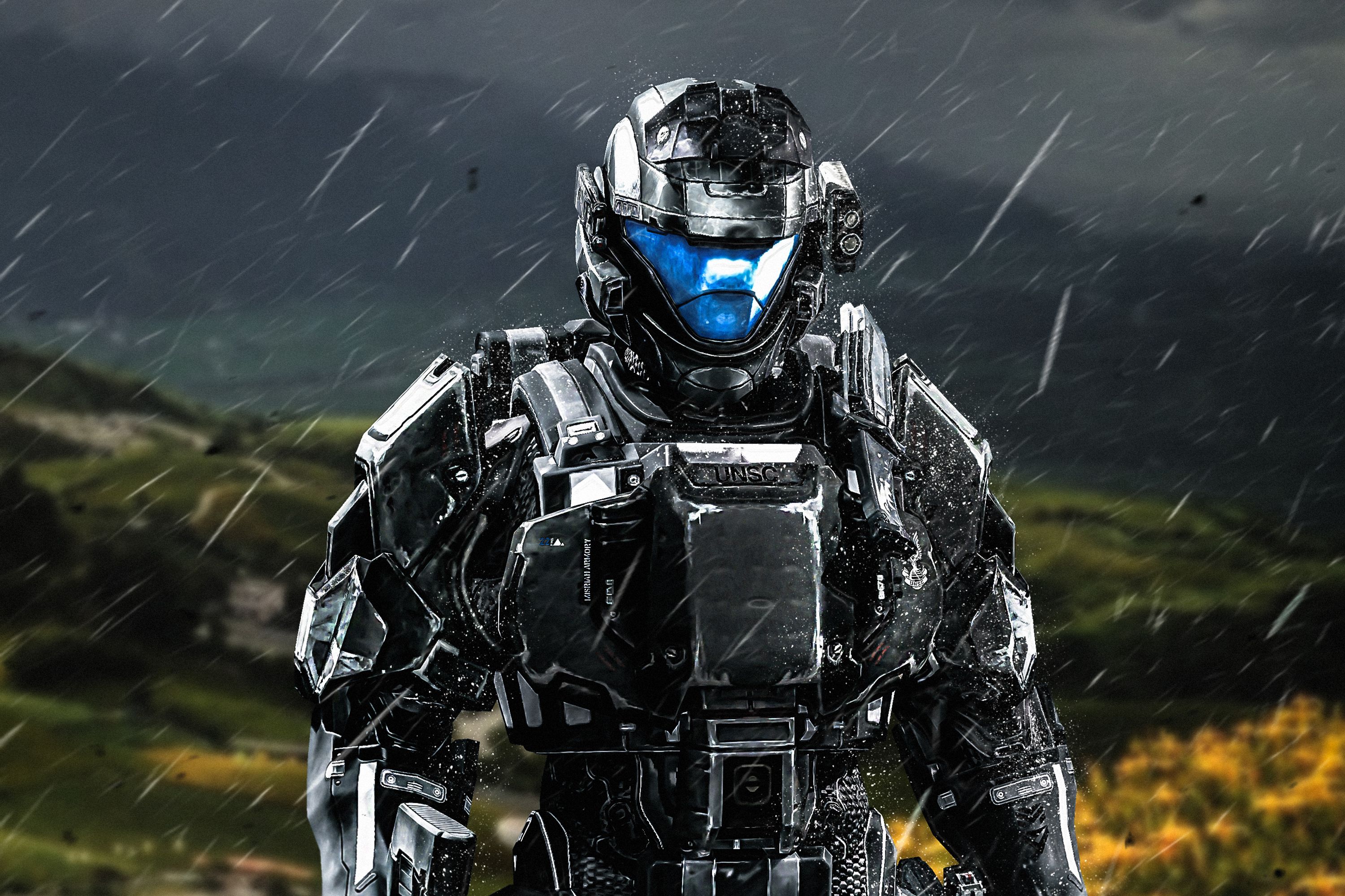 5101684 / Armour, Modern warfare, Halo 3: ODST, Spartan, Soldier.
