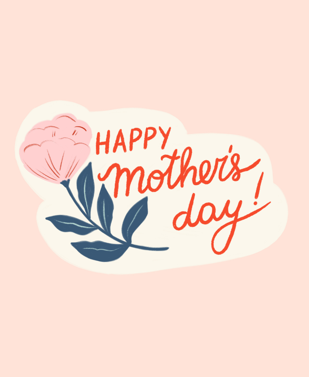 Feliz Dia De La Madre Happy Mothers Day Sticker Feliz