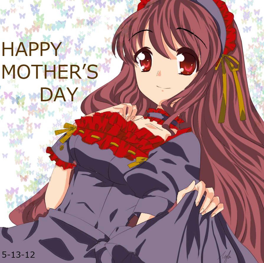 Mothers Day Anime Drawings