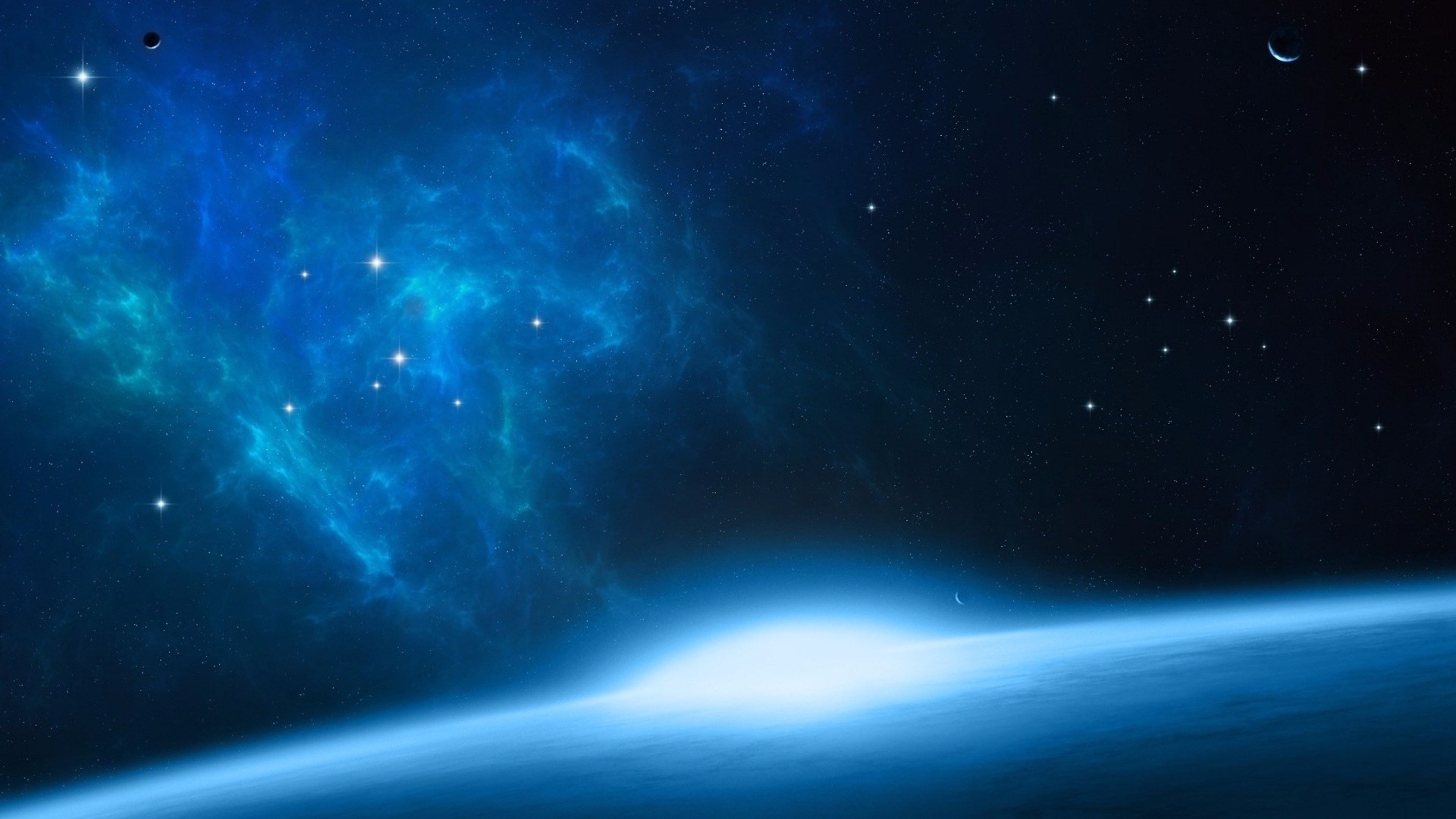 Blue Universe Space Wallpaper Free Blue Universe Space Background