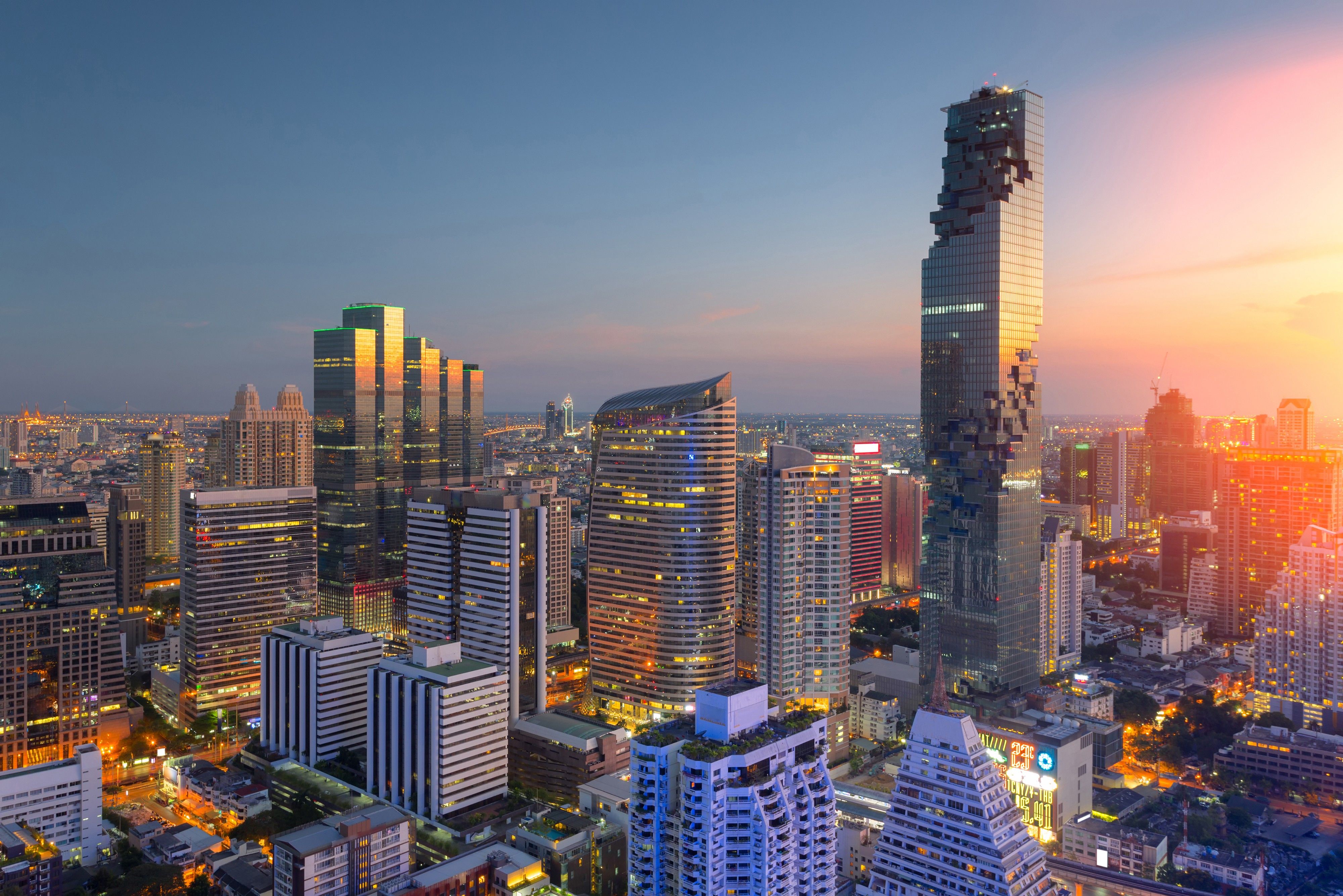 Bangkok 4K wallpaper for your desktop or mobile screen free and easy to download