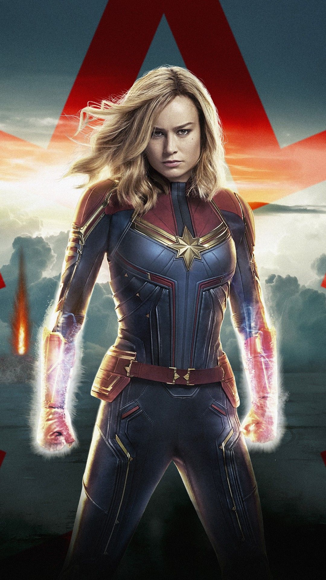 Marvel Studios Captain Marvel Mobile Wallpaper Disney Singapore Phone Wallpaper