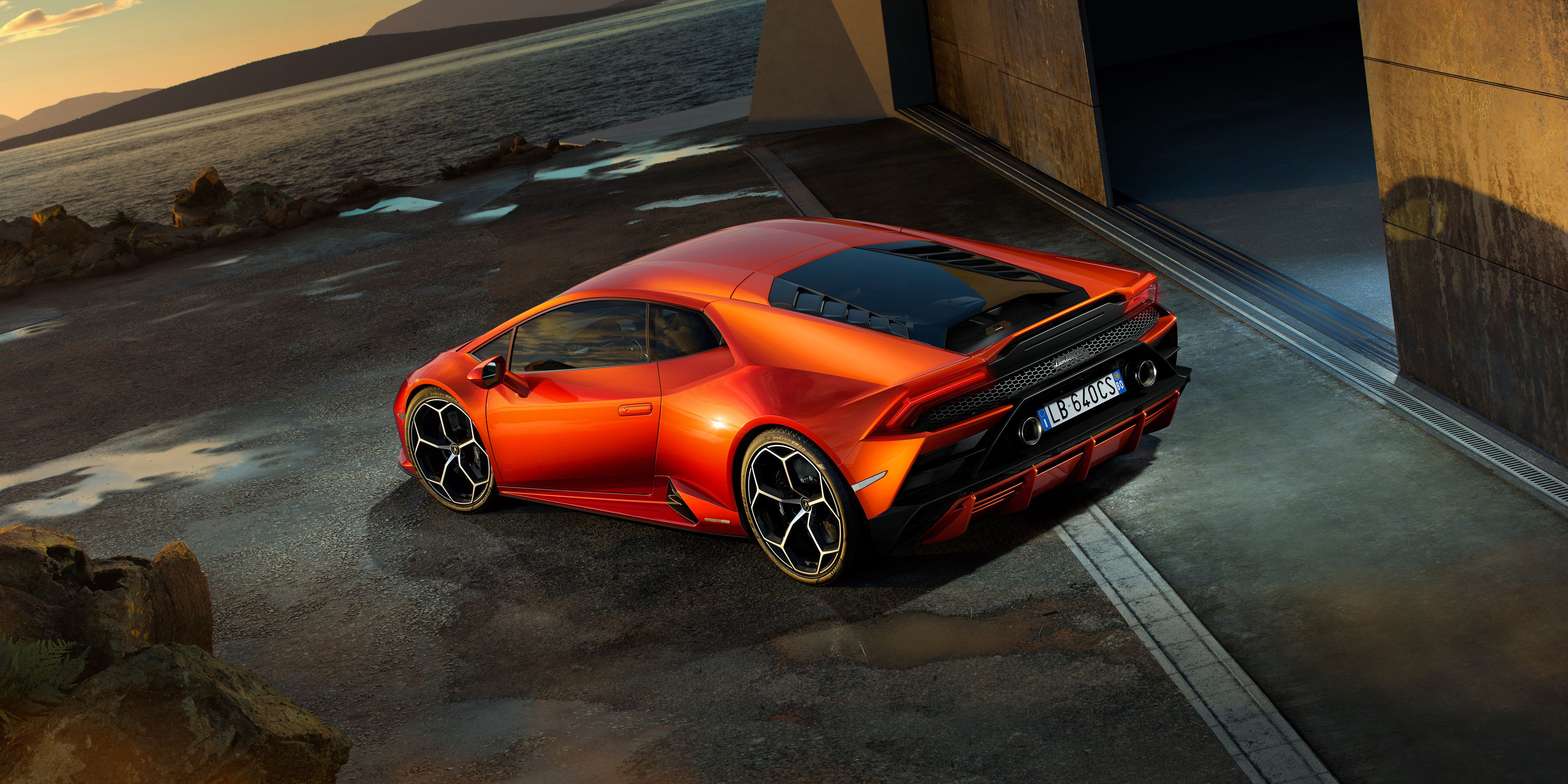 Lamborghini Huracan EVO 2019 Rear 4k, HD Cars, 4k Wallpaper, Image, Background, Photo and Picture