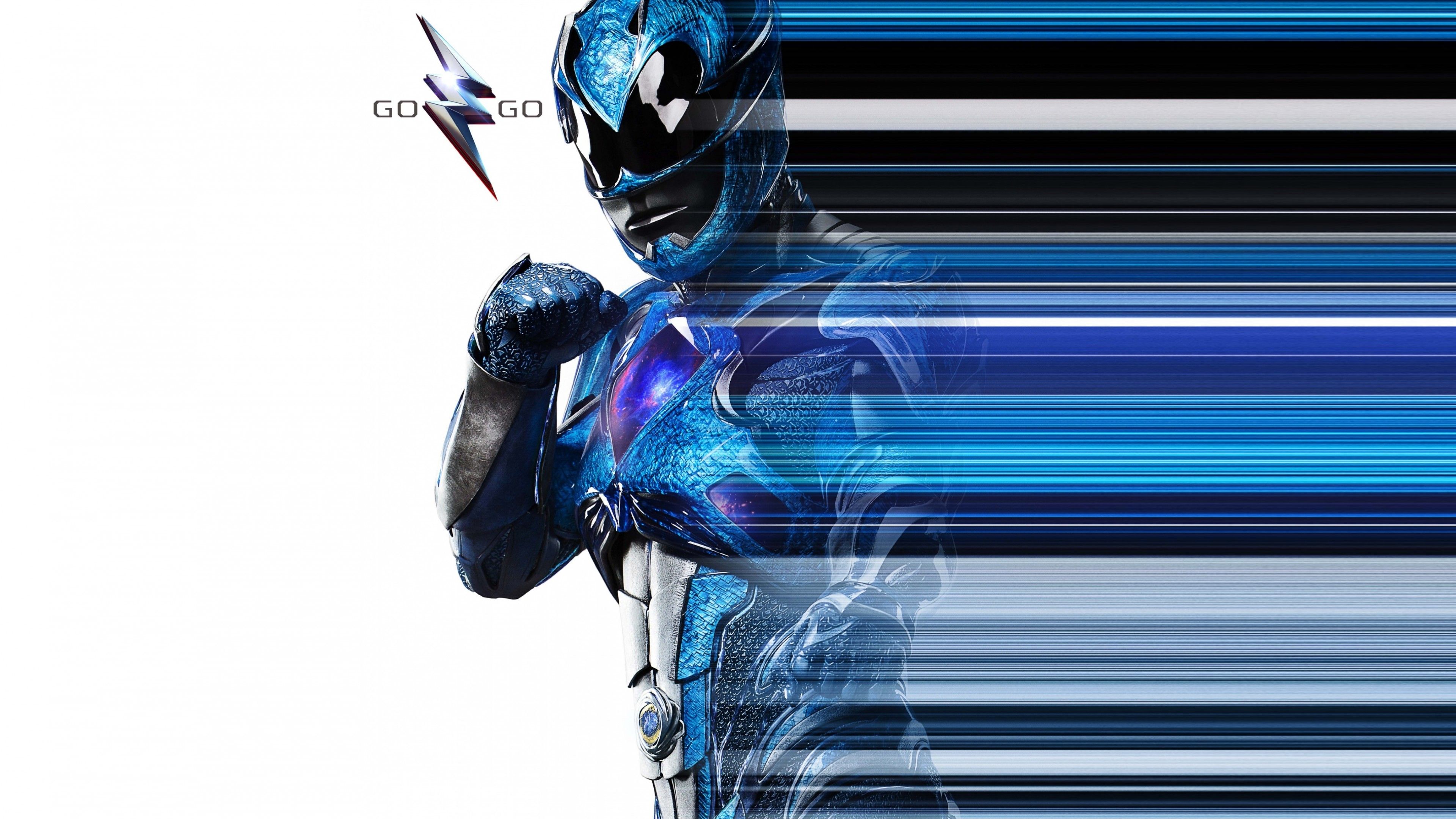 Wallpaper Power Rangers, blue, RJ Cyler, superhero, Movies