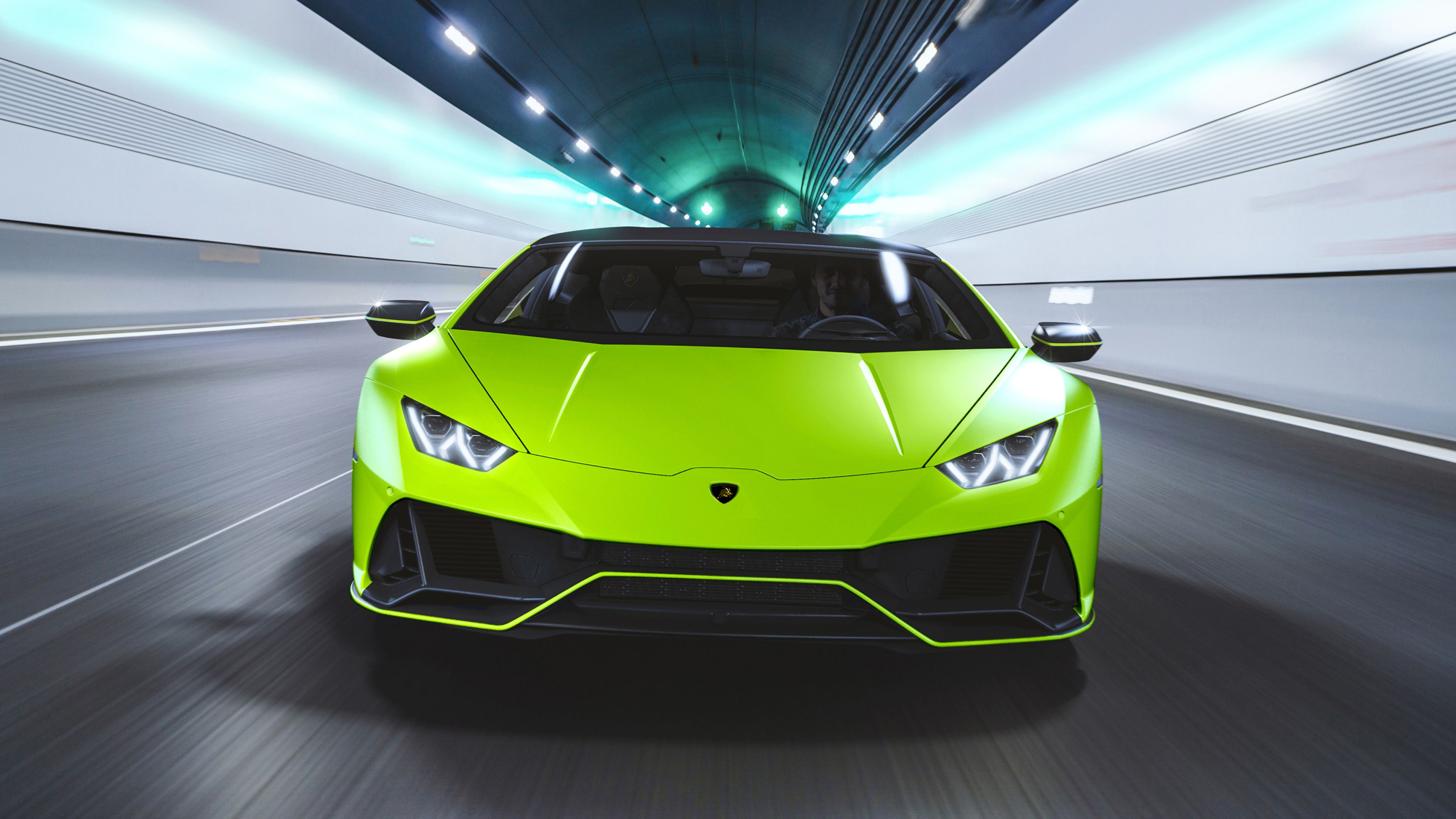 Lamborghini Huracan Evo Sport Car 4K Wallpaper