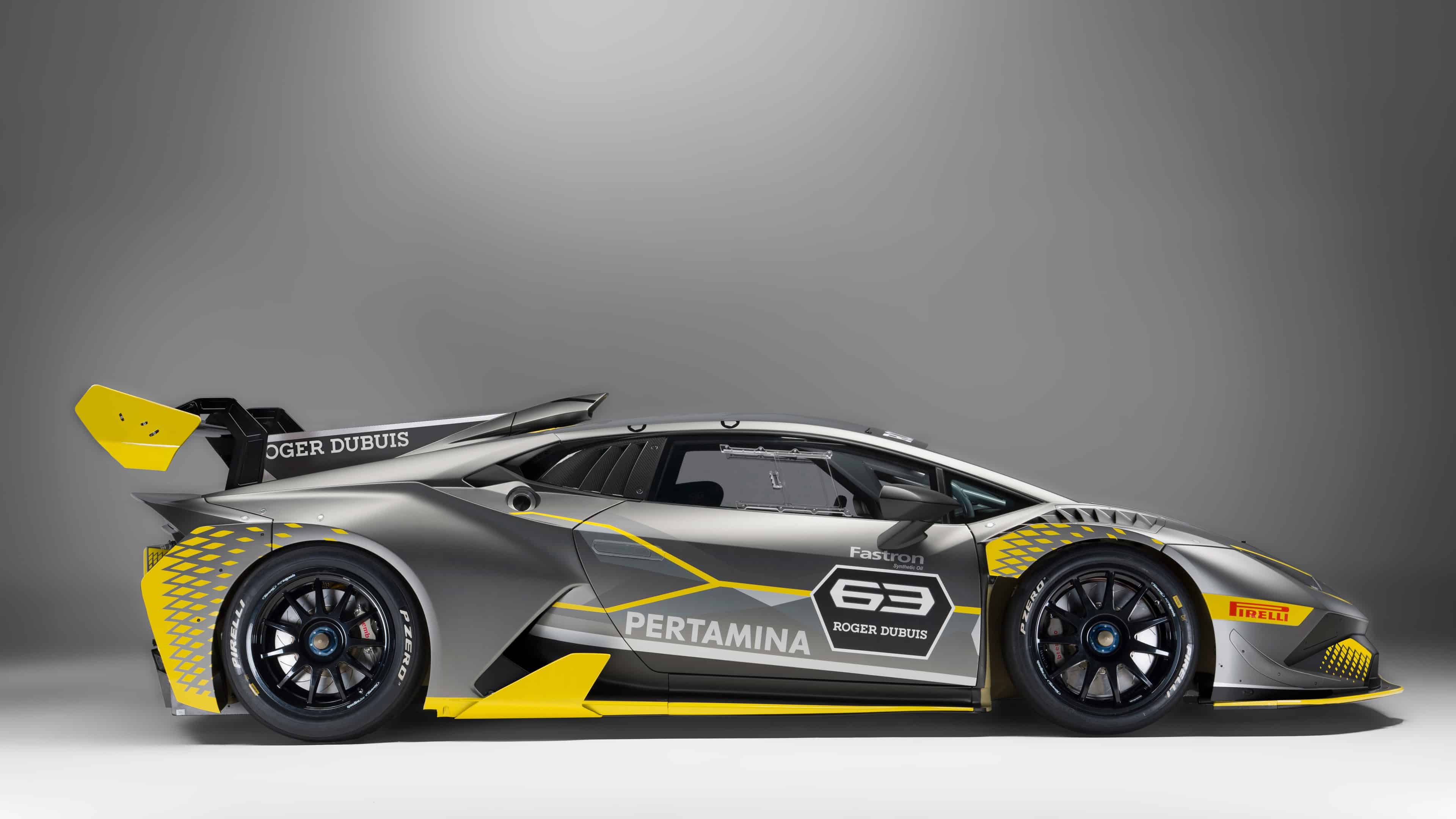 Lamborghini Huracan Super Trofeo Evo Side UHD 4K Wallpaper
