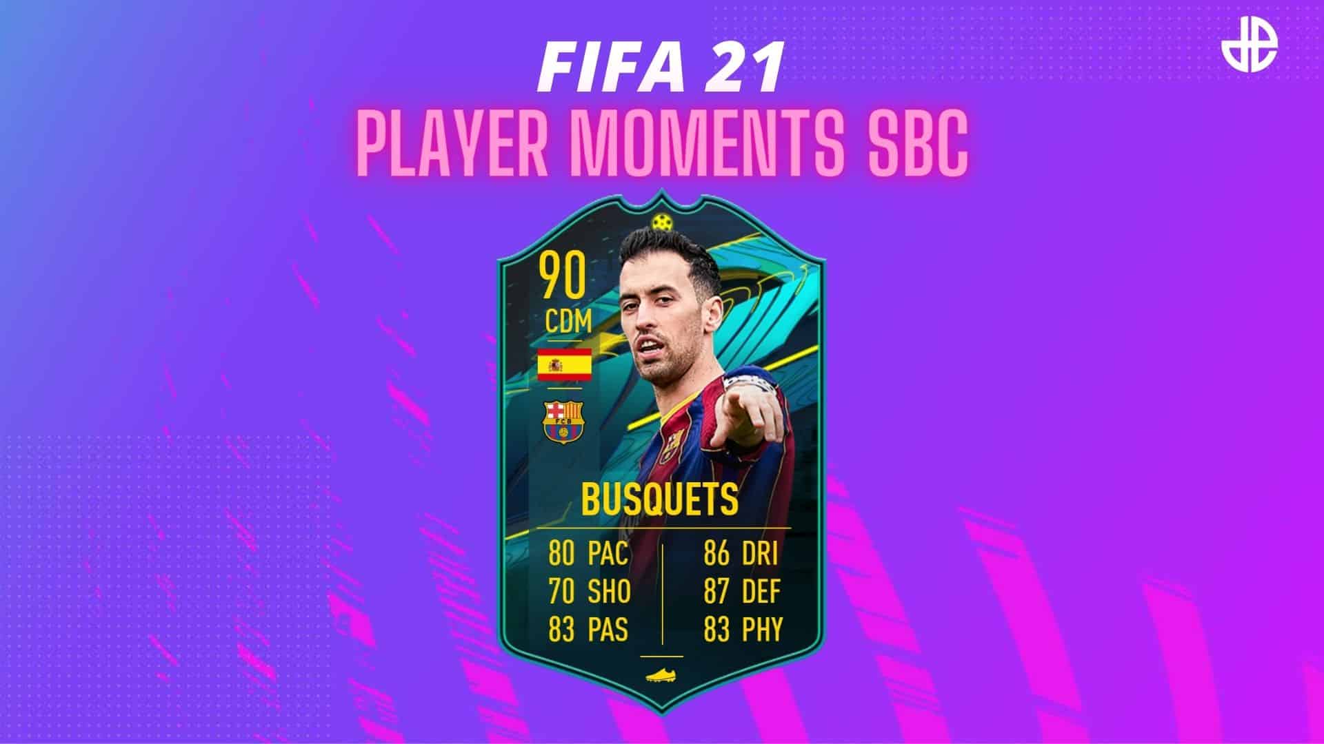 How to complete Sergio Busquets FIFA 21 Player Moments SBC: solution & cost