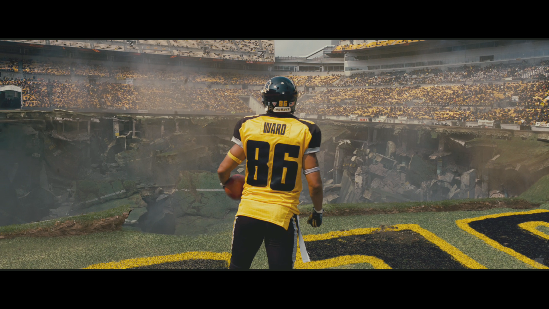 The Dark Knight Rises' Set Visit: We Watch Tom Hardy's Bane Blow Up a Football Field