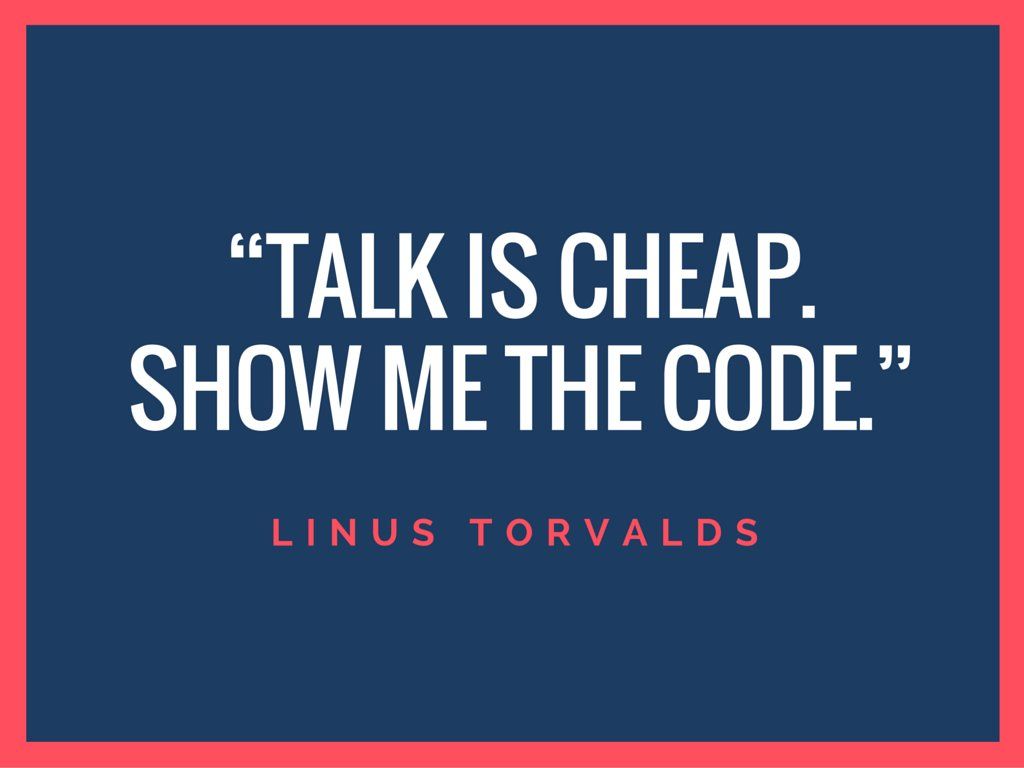 Cloud9 IDE by Linus Torvalds #WednesdayWisdom