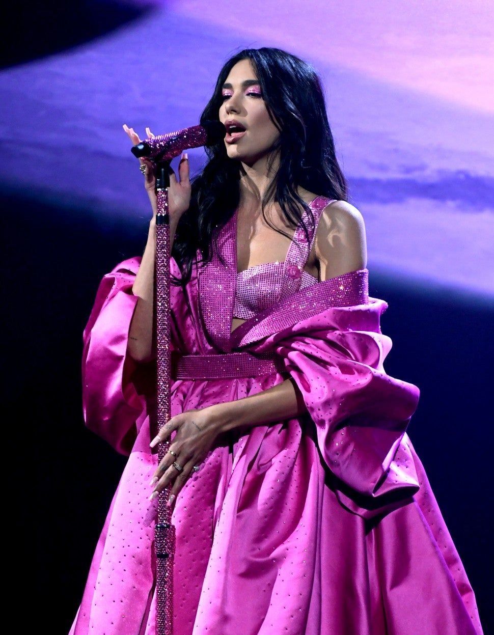 Dua Lipa Sparkles With 'Levitating' Performance Featuring DaBaby at 2021 GRAMMY Awards