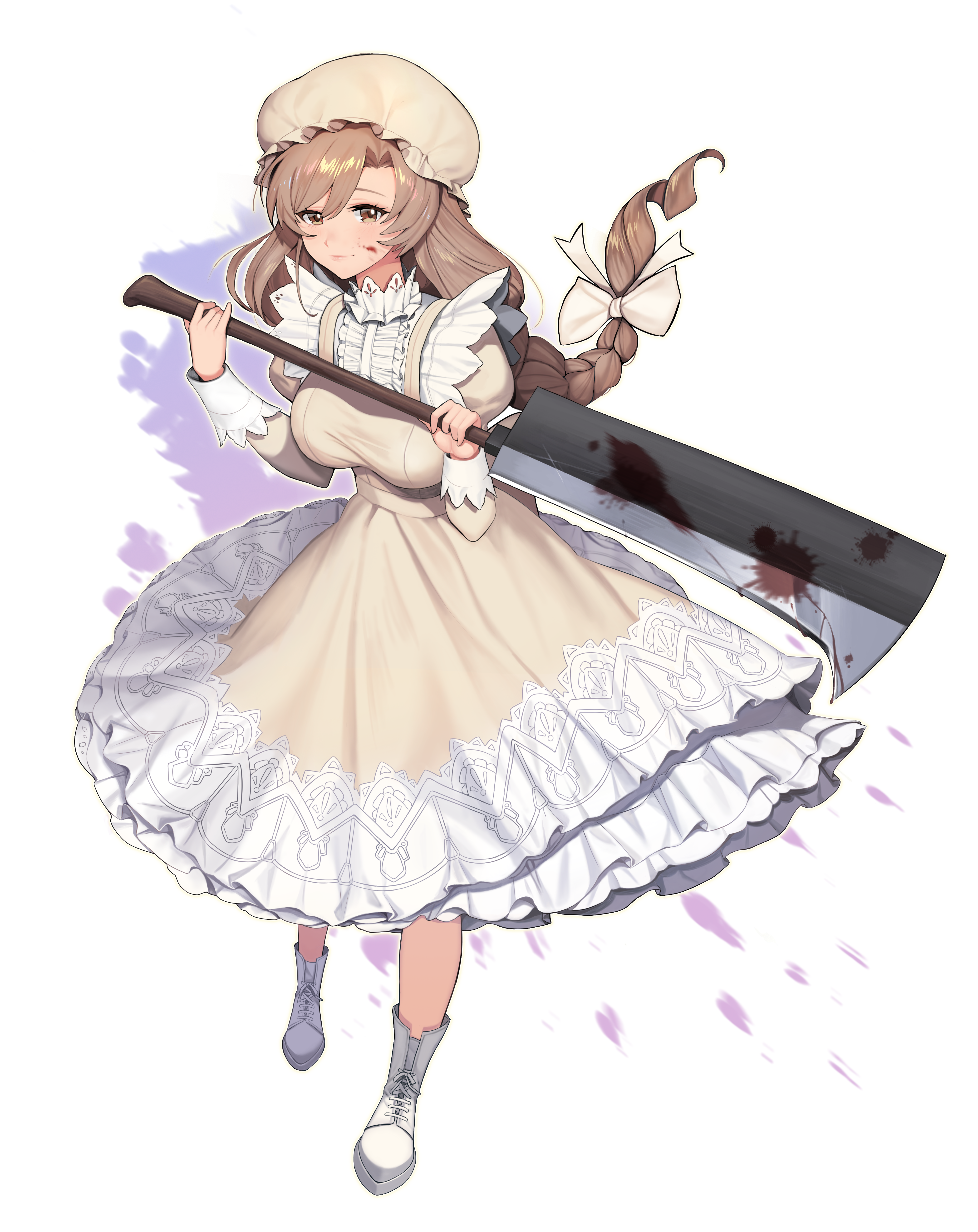 Wallpaper, maid outfit, Hataraku Saibou 4111x5176