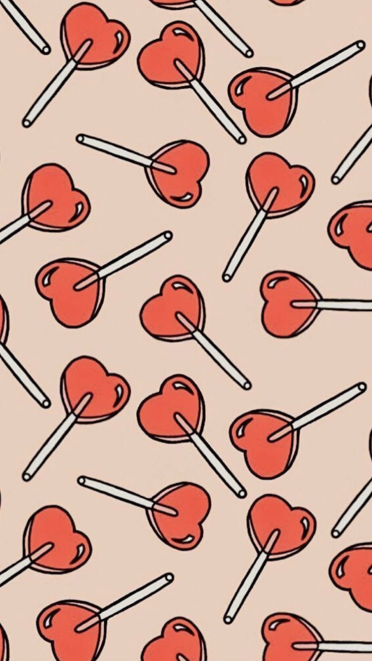 Lollipop heart wallpaper>. Cute wallpaper, Cute patterns wallpaper, Pretty wallpaper iphone