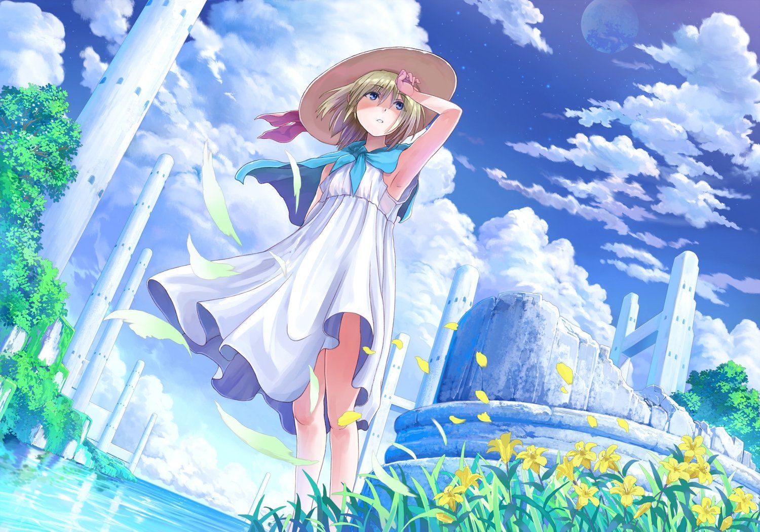 Beautiful Summer Anime Wallpaper
