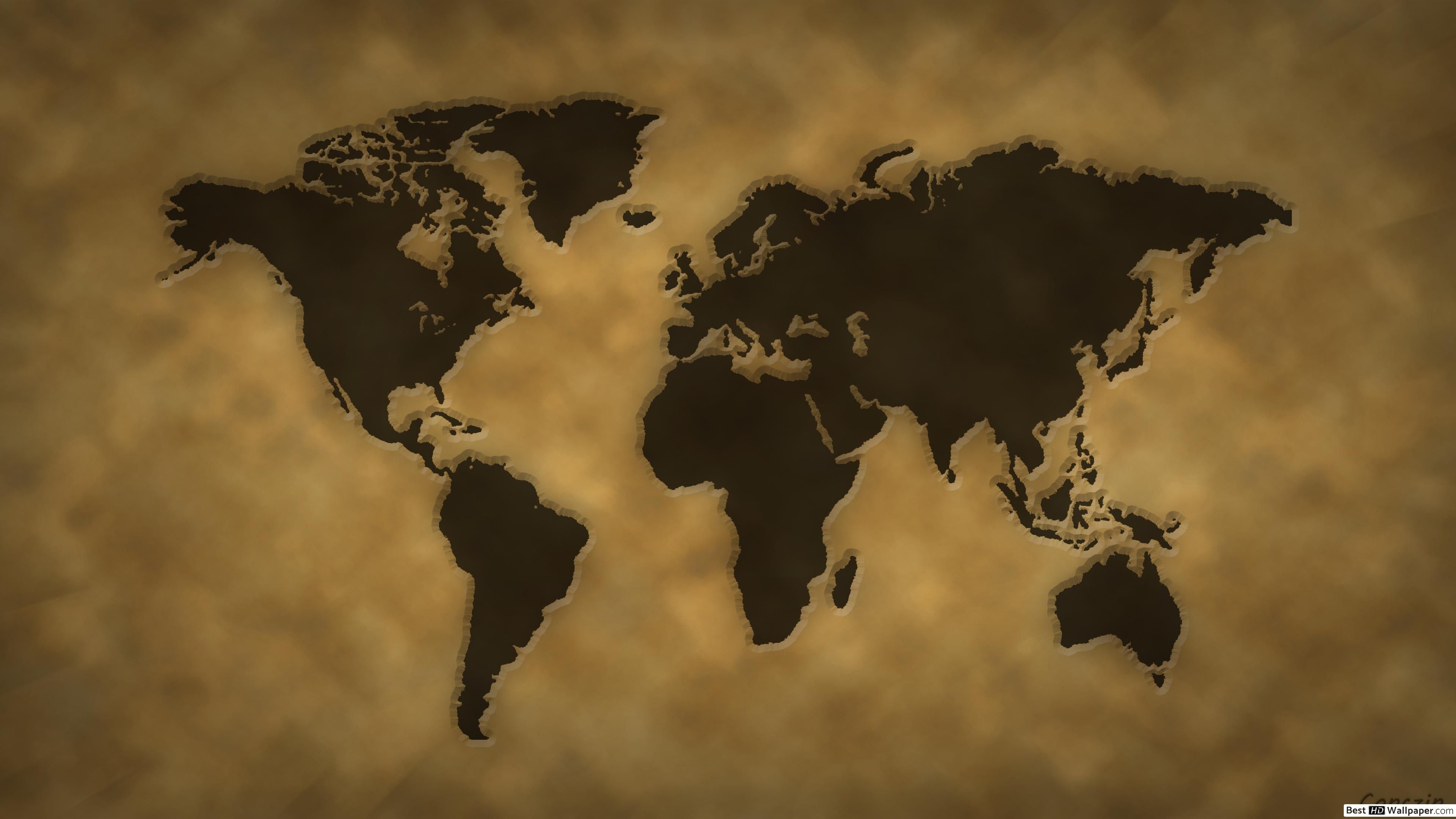 1080p Old World Map Wallpaper