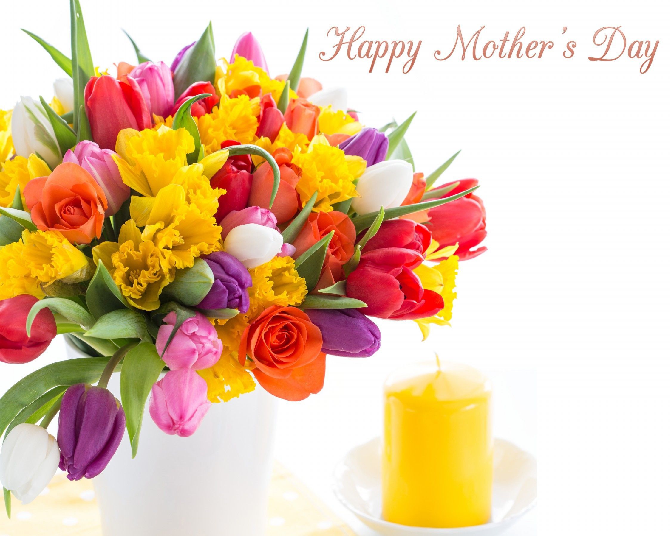 Happy Mothers Day Wishes Tulips Flowers 4k Widescreen Wallpaper. Mothers Day Flowers, Happy Mothers Day Image, Happy Mothers Day