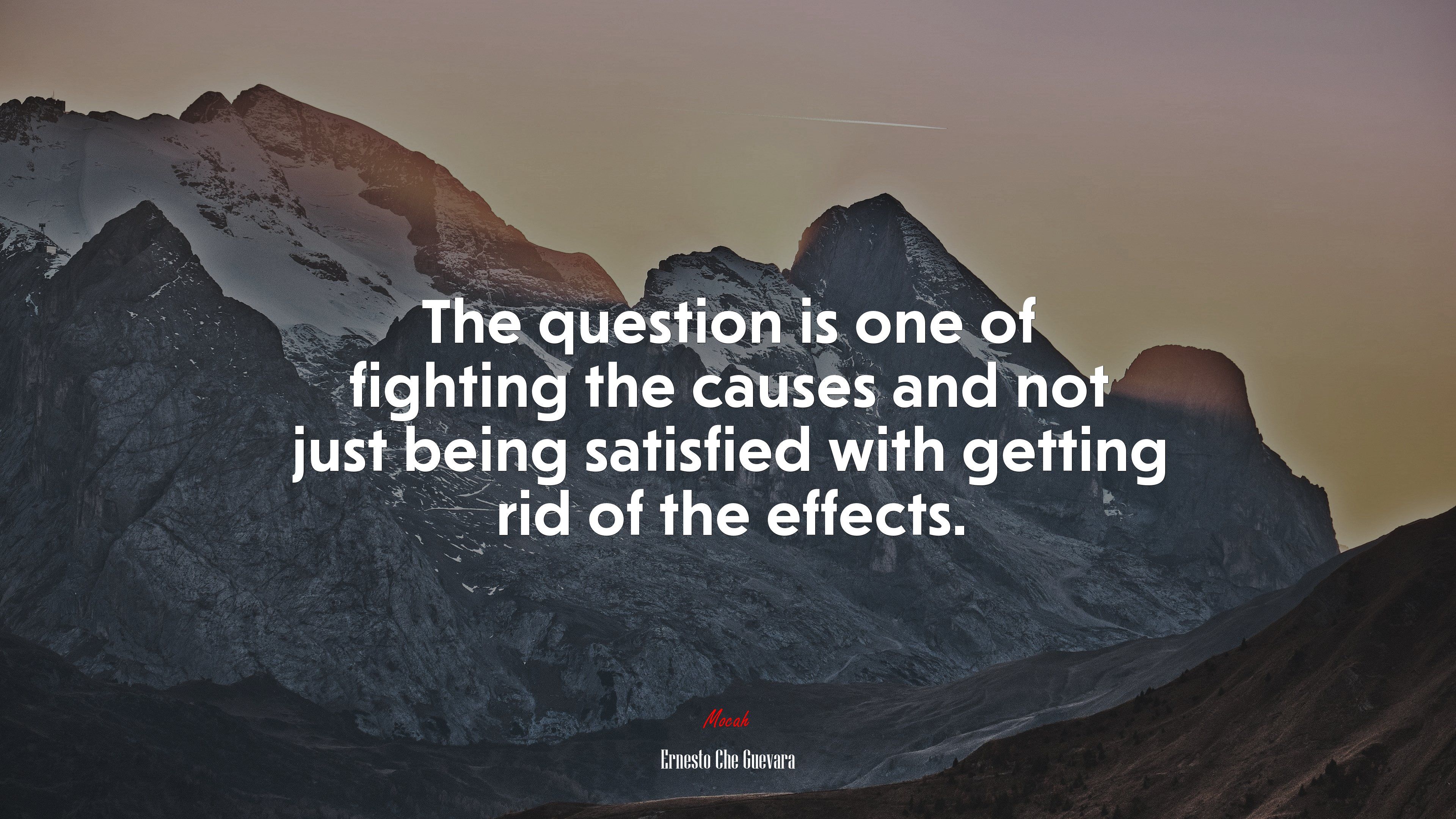 We travel just to travel. Ernesto Che Guevara quote, 4k wallpaper. Mocah HD Wallpaper