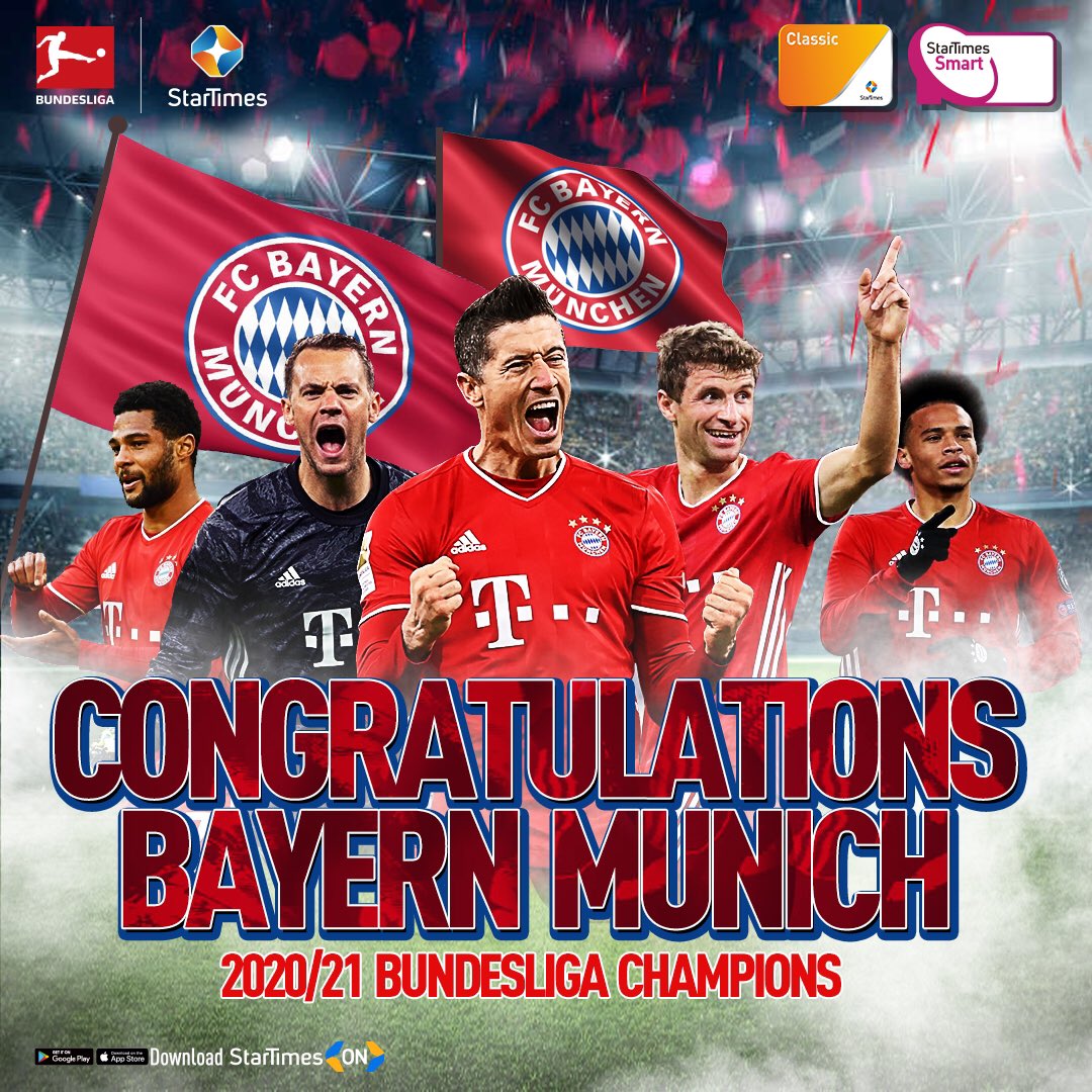 Bayern Munich Bundesliga Champions 2021 wallpaper