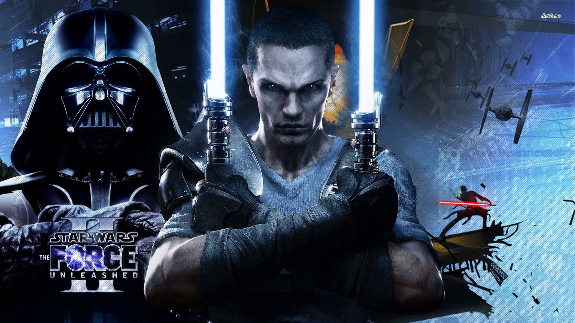 Starkiller And Darth Vader In Star Wars Wars The Force Unleashed Wallpaper HD