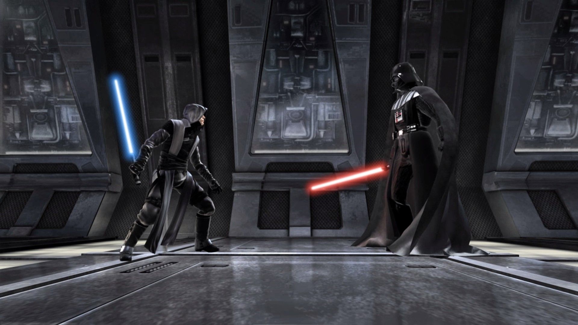 This moment never failed to impress me. (Star Wars: The Force Unleashed)