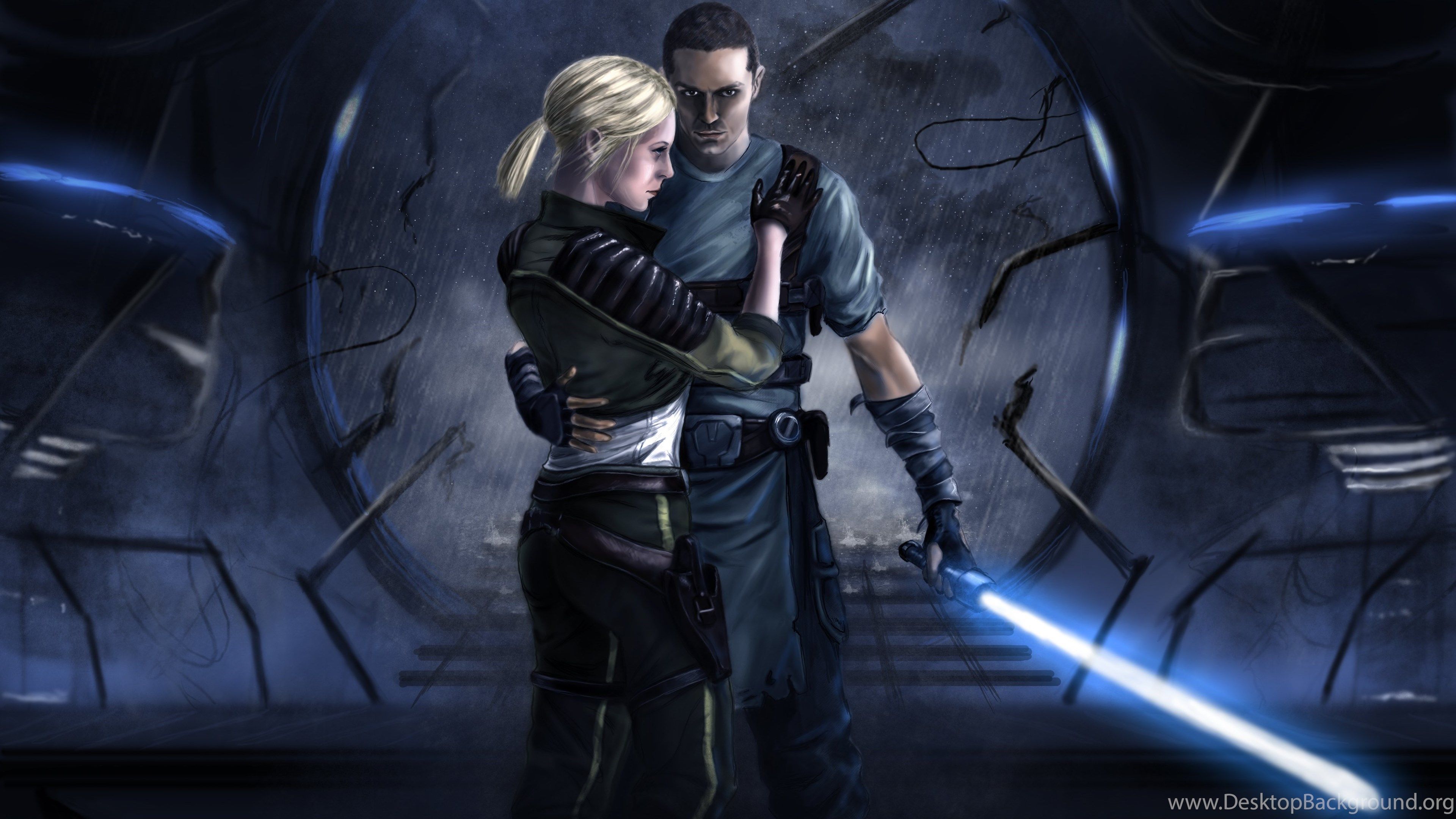STAR WARS Force Unleashed Sci fi Futuristic Action Fighting. Desktop Background