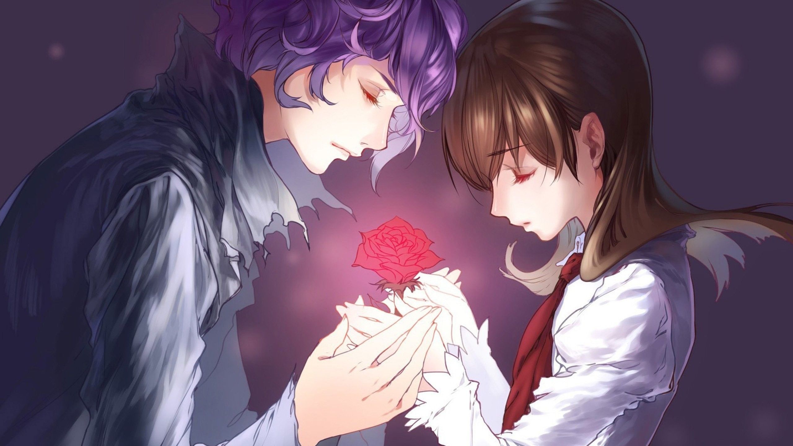 Anime Couple Wallpaper 4k