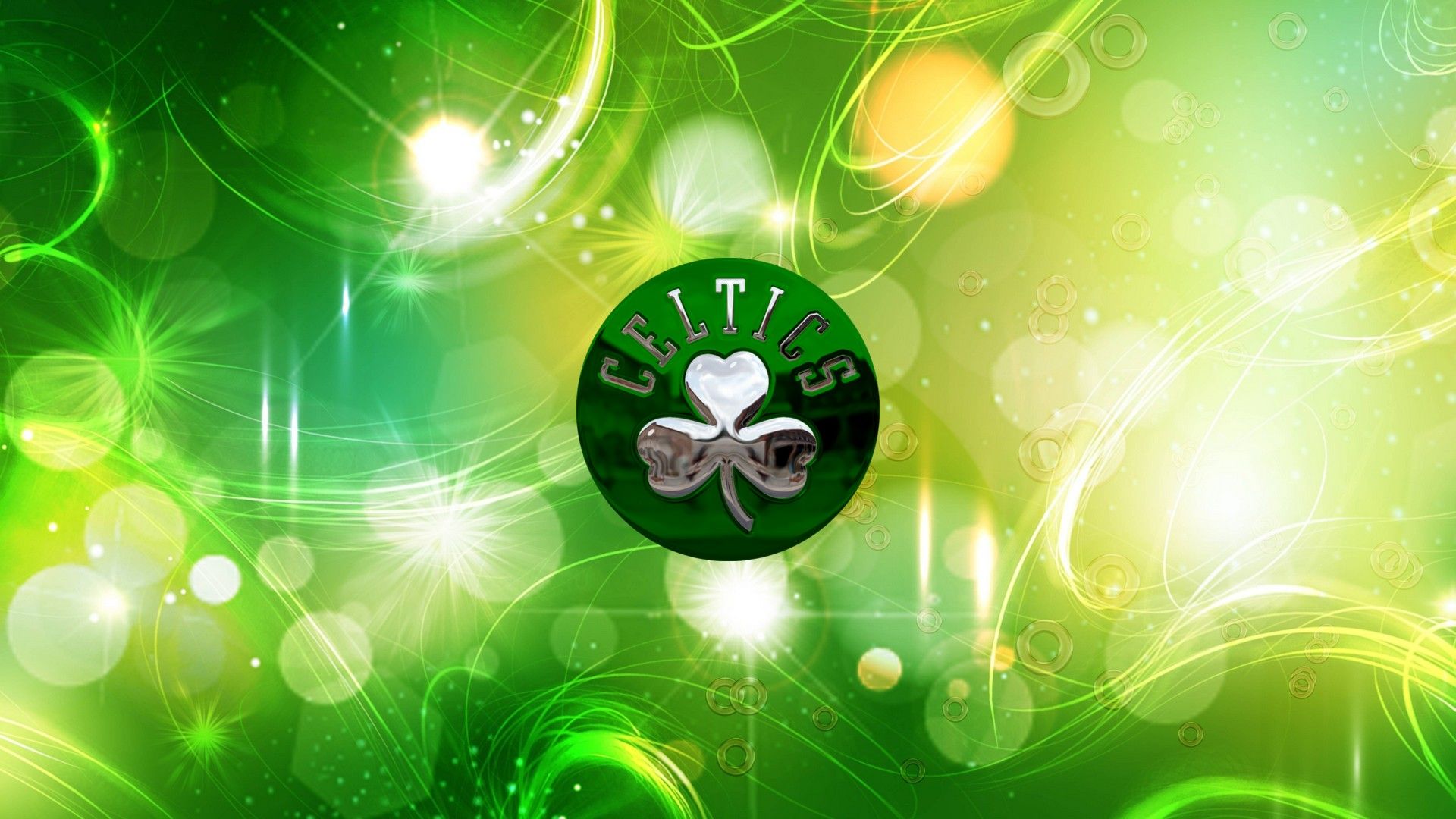 HD Background Boston Celtics Logo Basketball Wallpaper