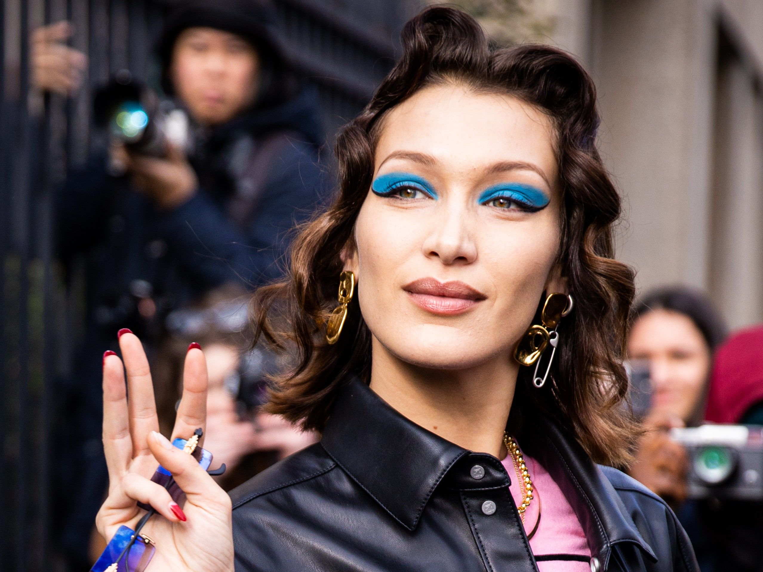 Bella Hadid's At Home Hairstyle Was Inspired By A Childhood Photo