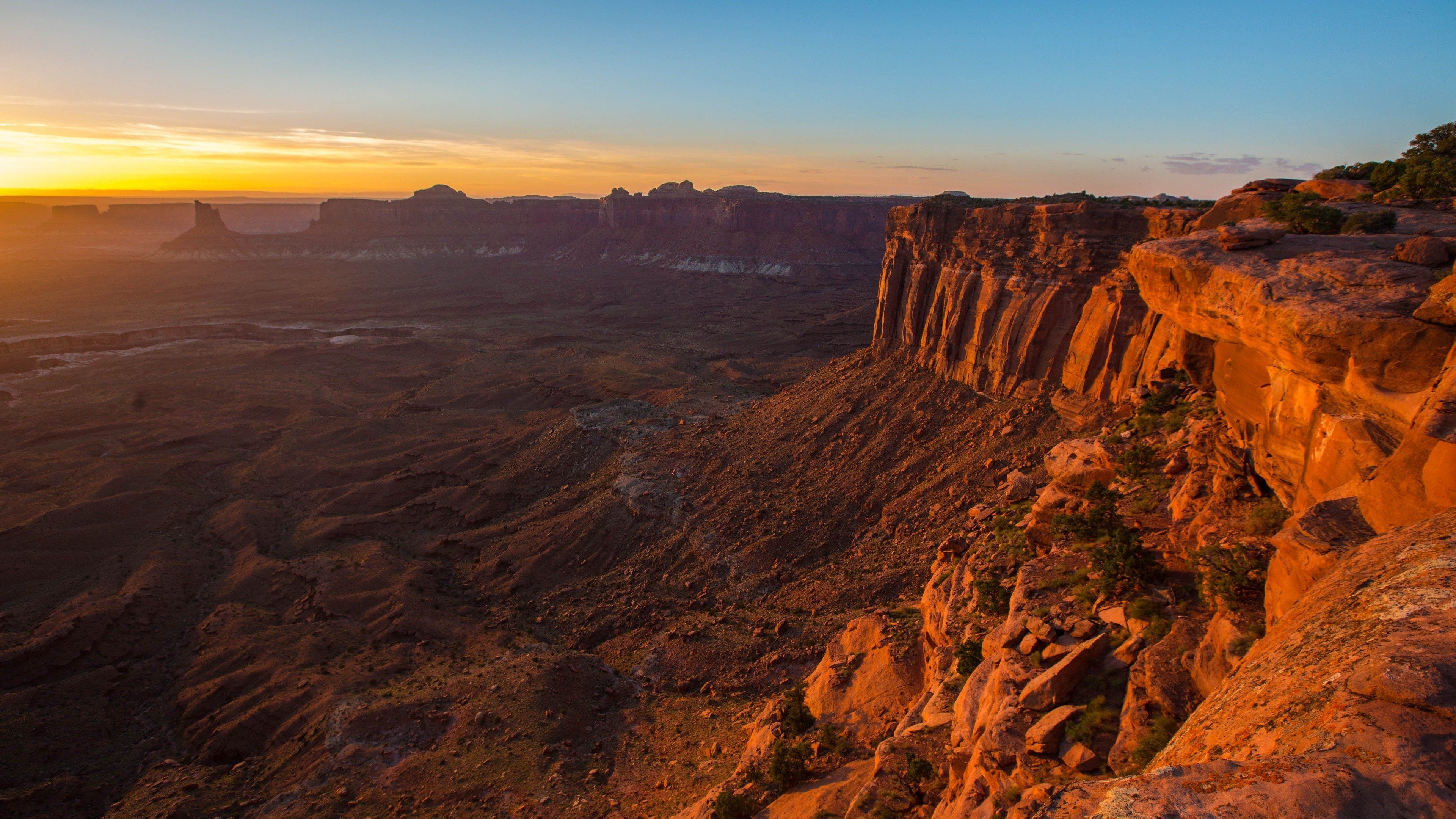Canyonlands 4K wallpaper for your desktop or mobile screen free and easy to download